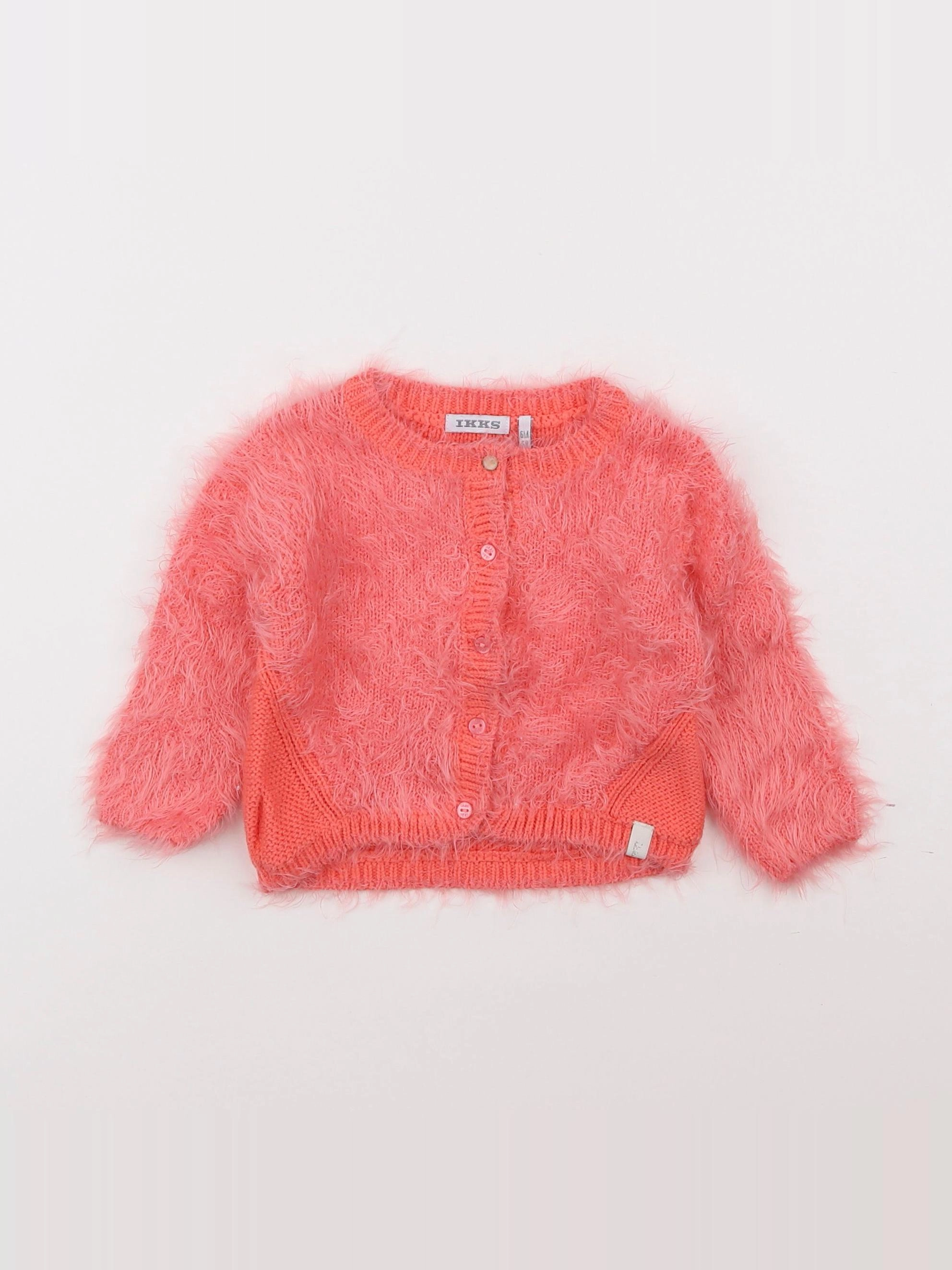 IKKS - gilet orange - 6 mois