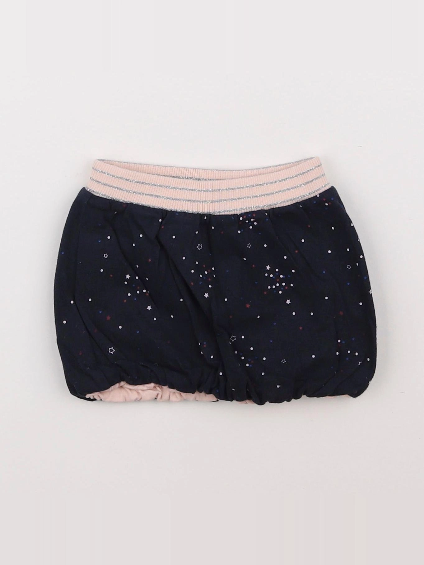 IKKS - jupe réversible bleu, rose - 18 mois à 2 ans
