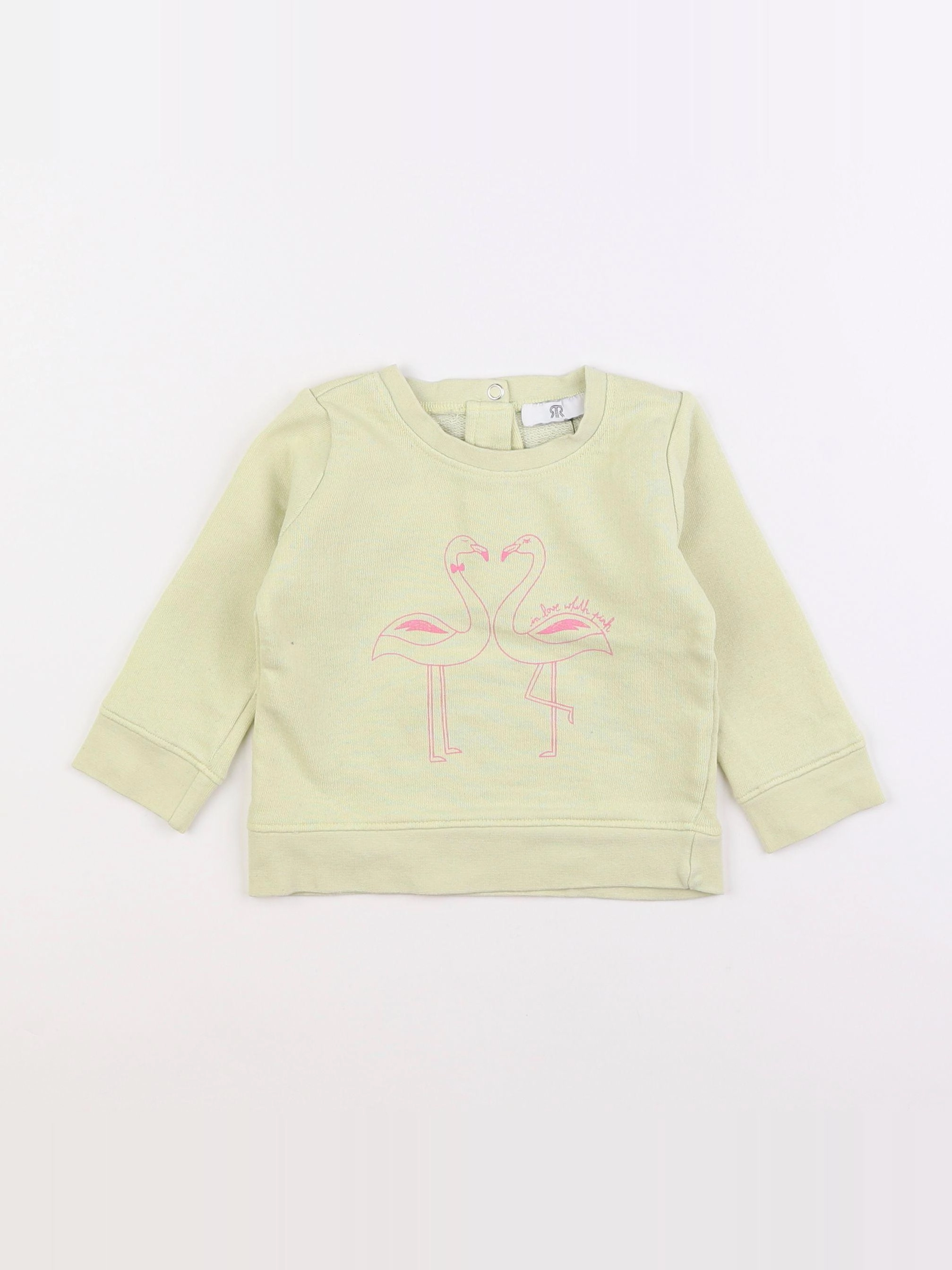 La Redoute - sweat jaune - 12 mois