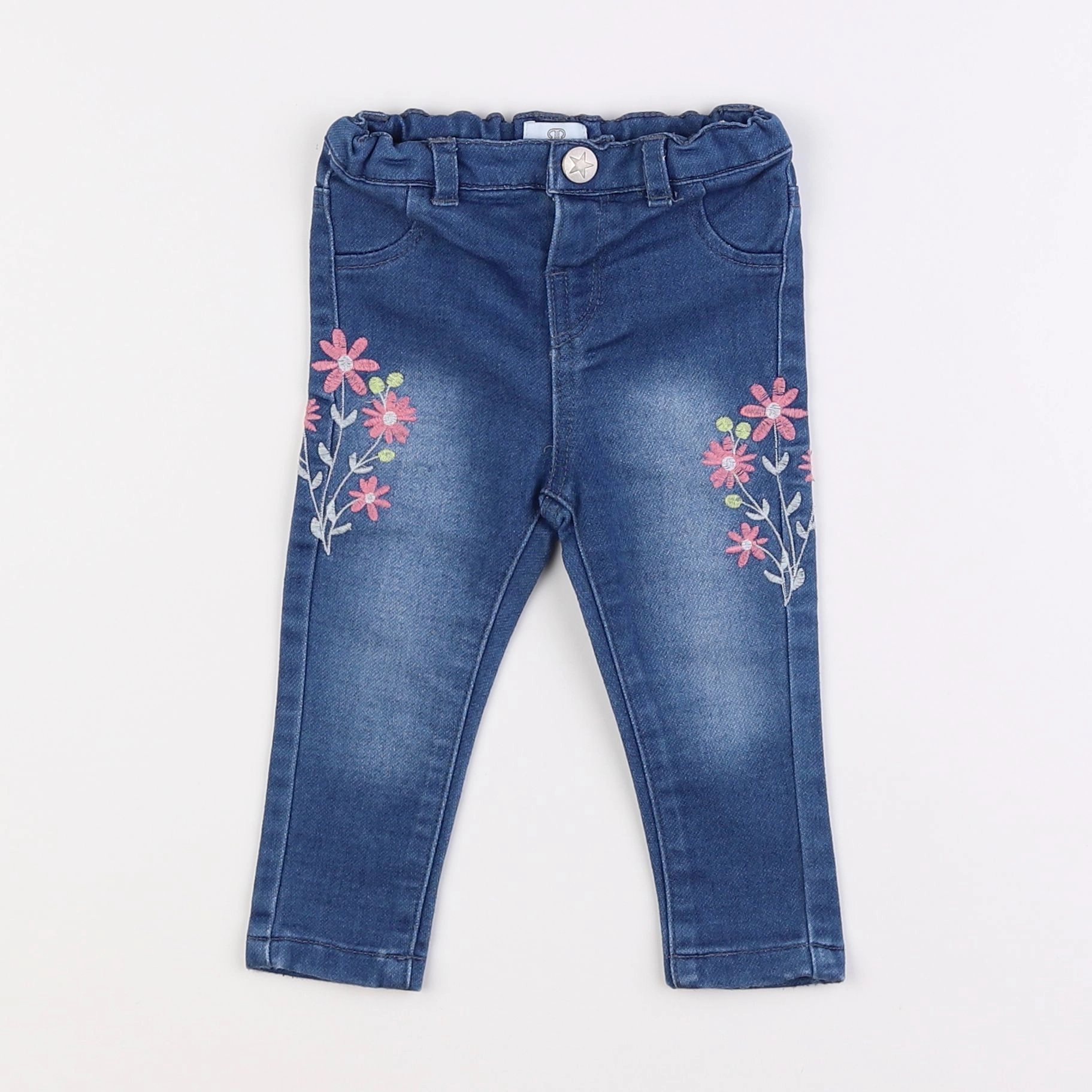 La Redoute - jegging bleu - 12 mois