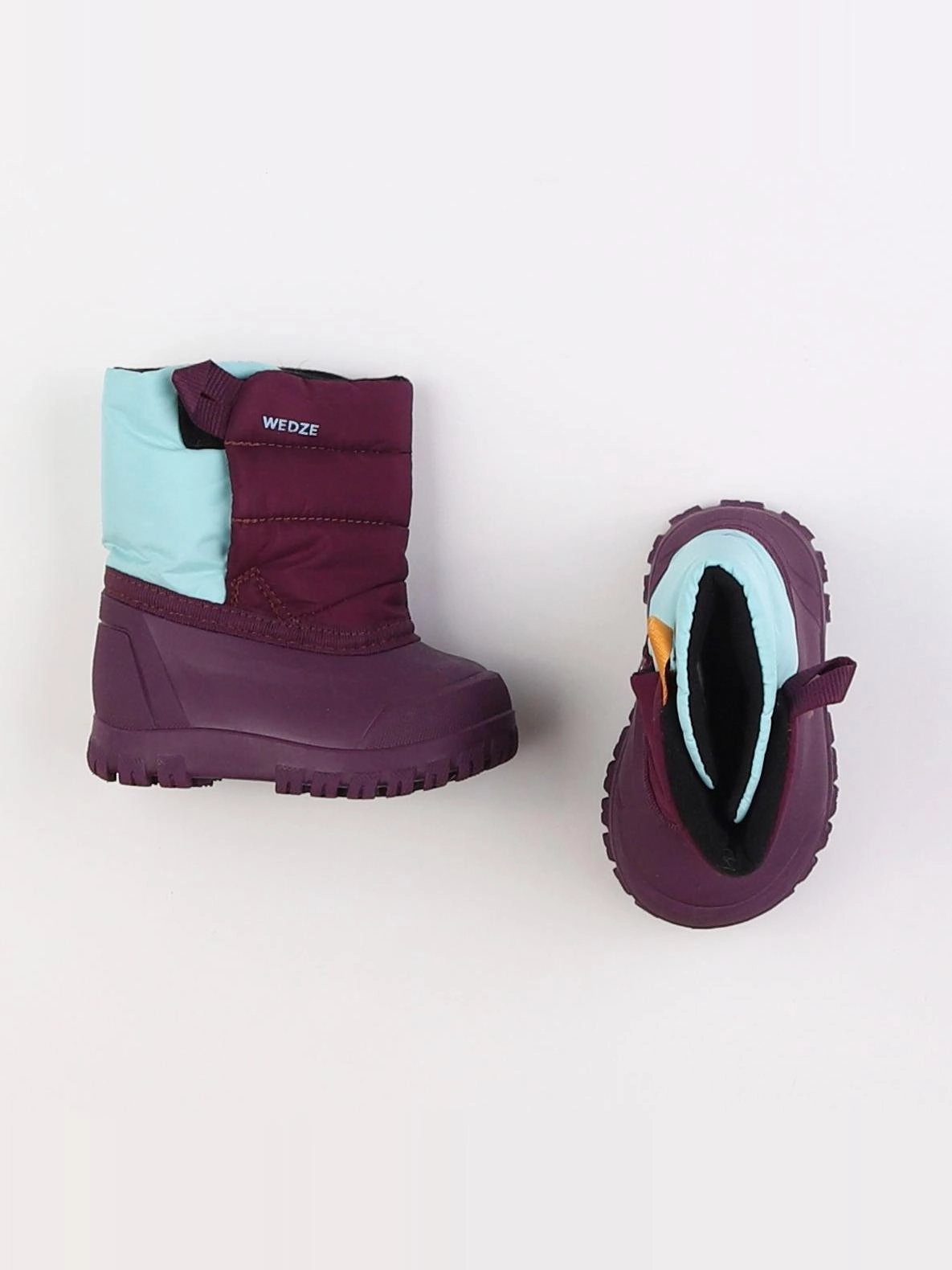 Decathlon ski - bottes de ski violet - pointure 17/18