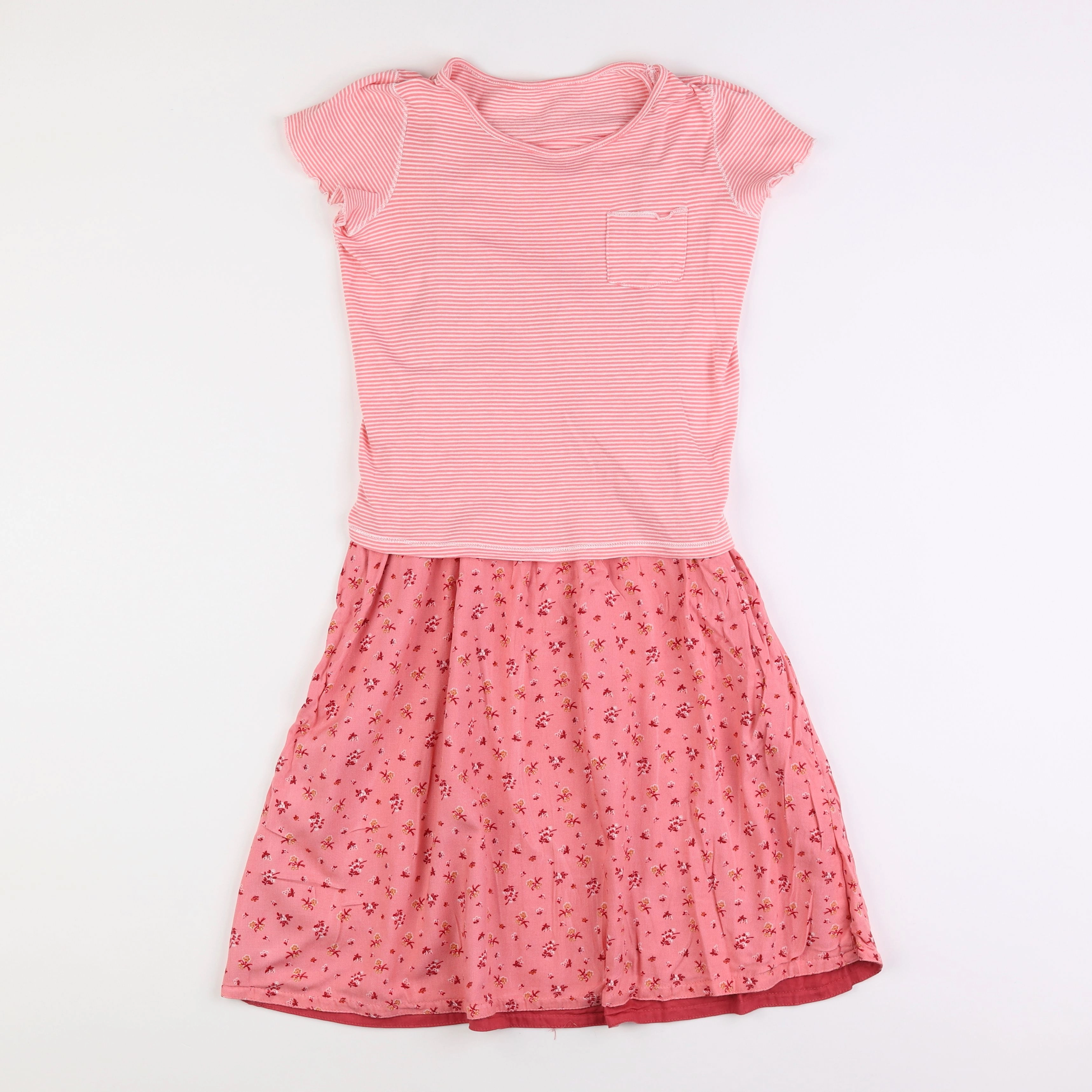 Vertbaudet - robe rose - 12 ans