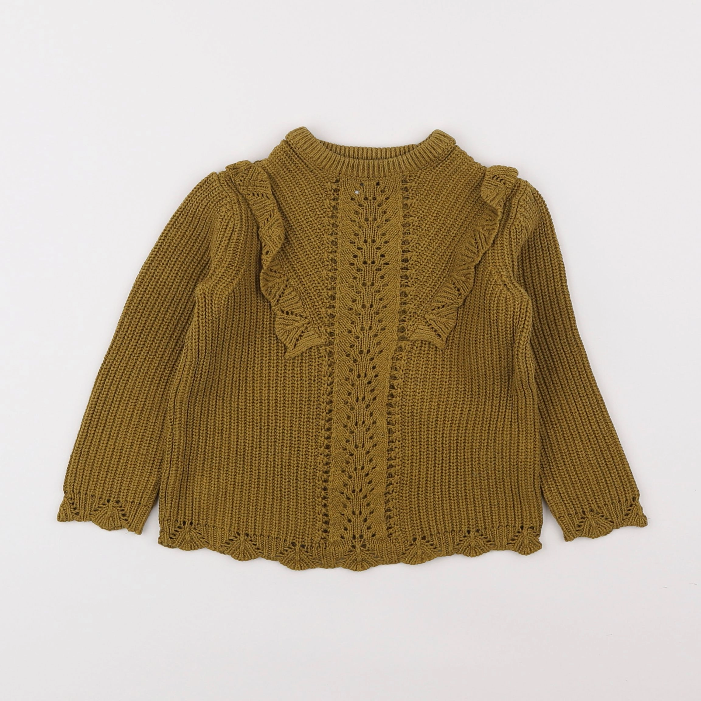 Vertbaudet - pull vert - 3 ans