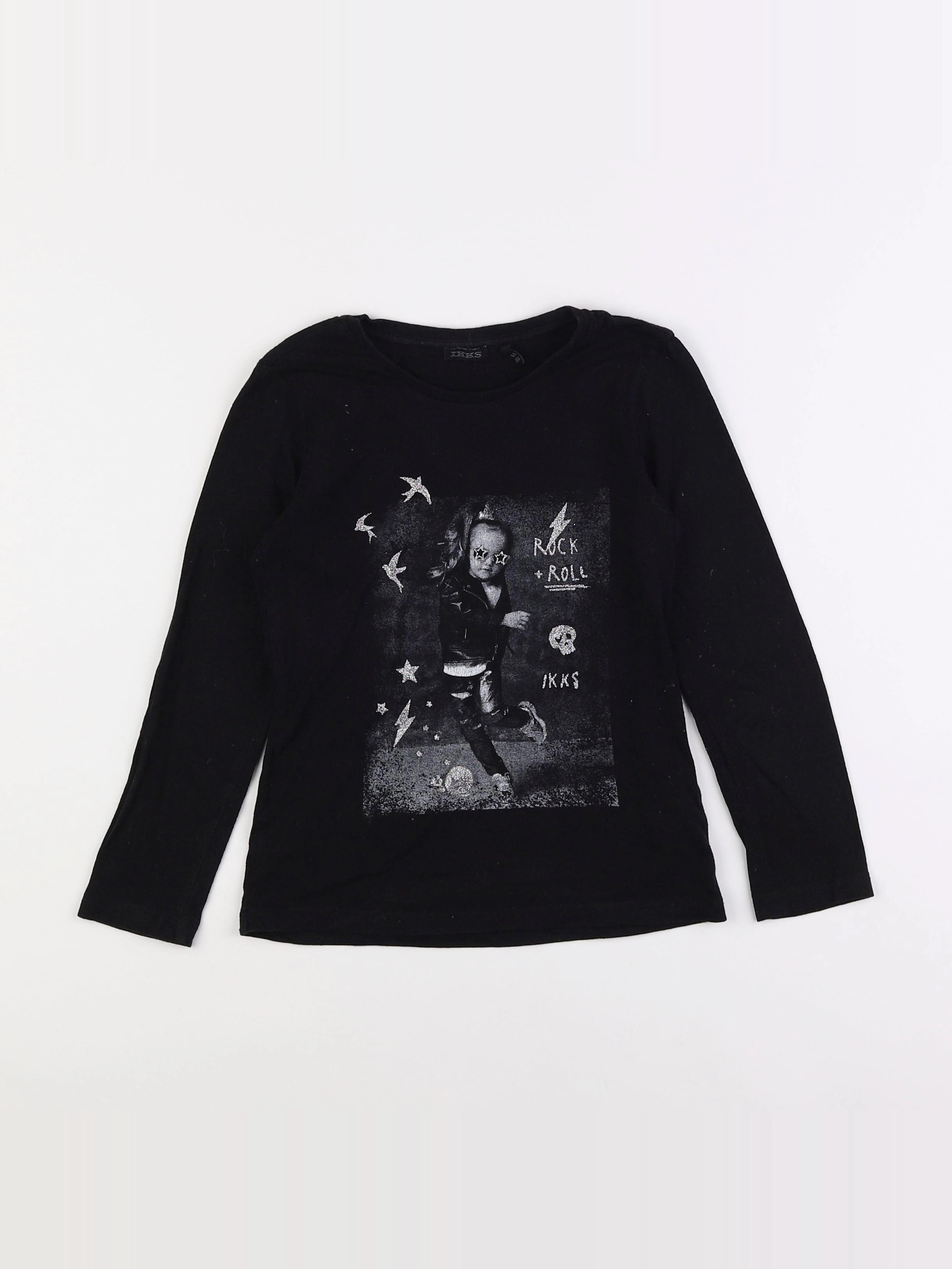 IKKS - tee-shirt noir - 6 ans