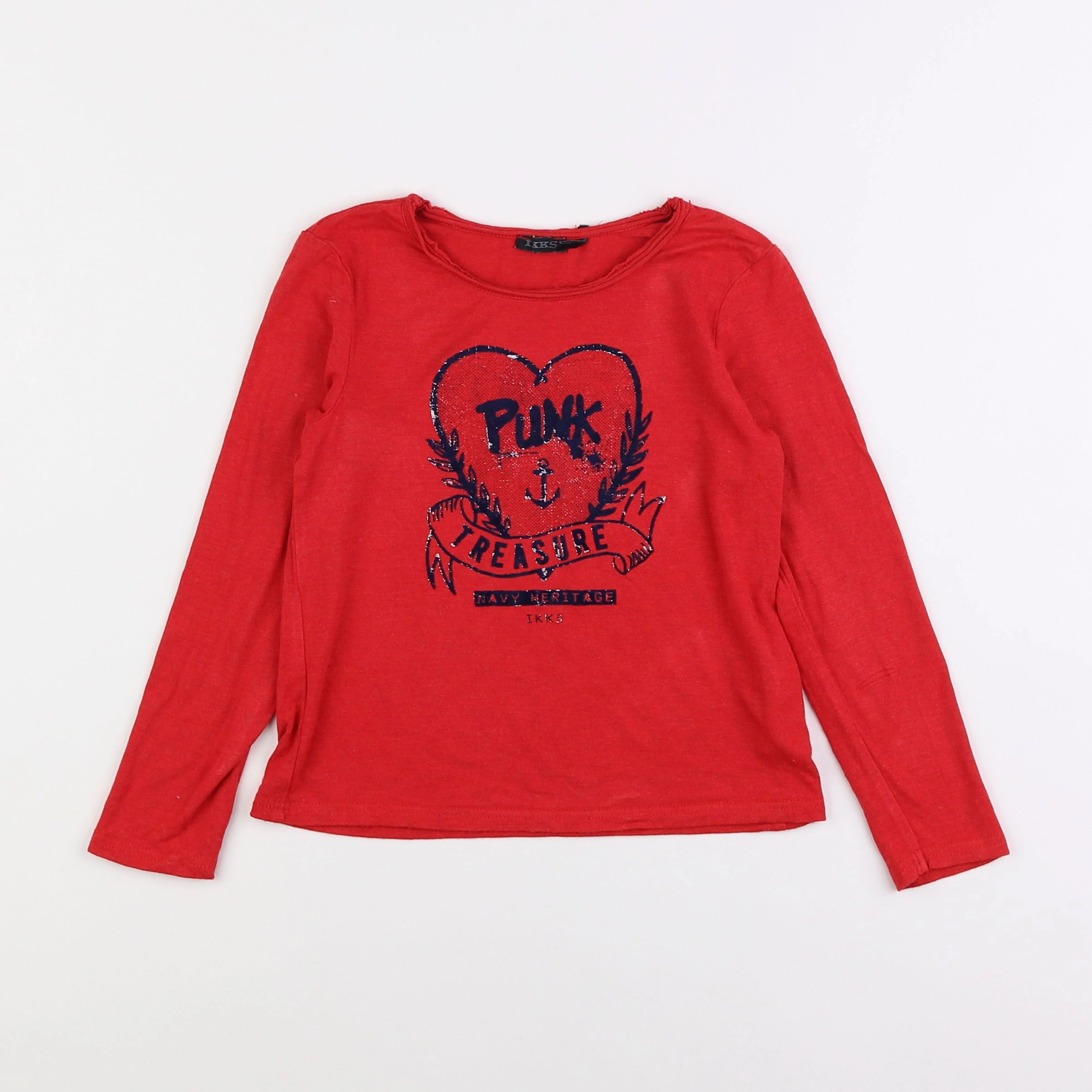 IKKS - tee-shirt rouge - 6 ans