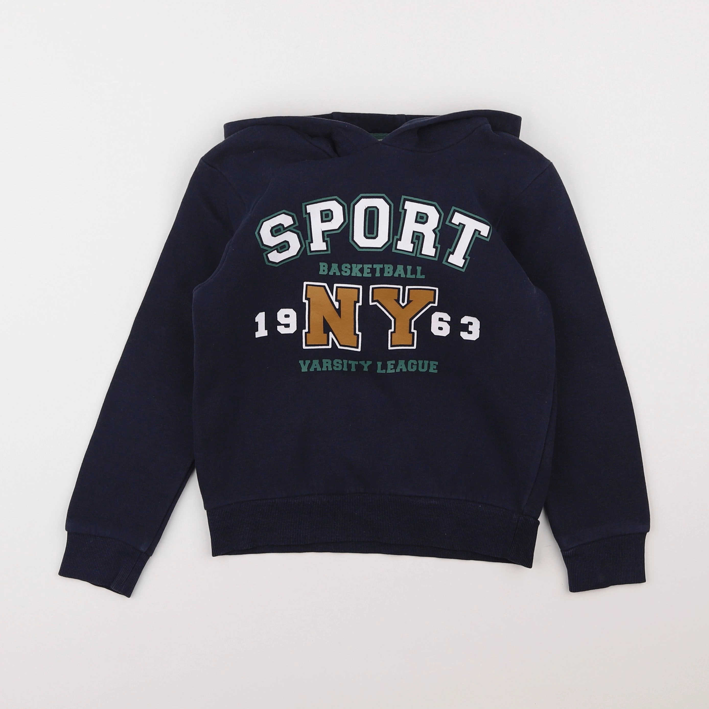 Vertbaudet - sweat multicolore - 8 ans