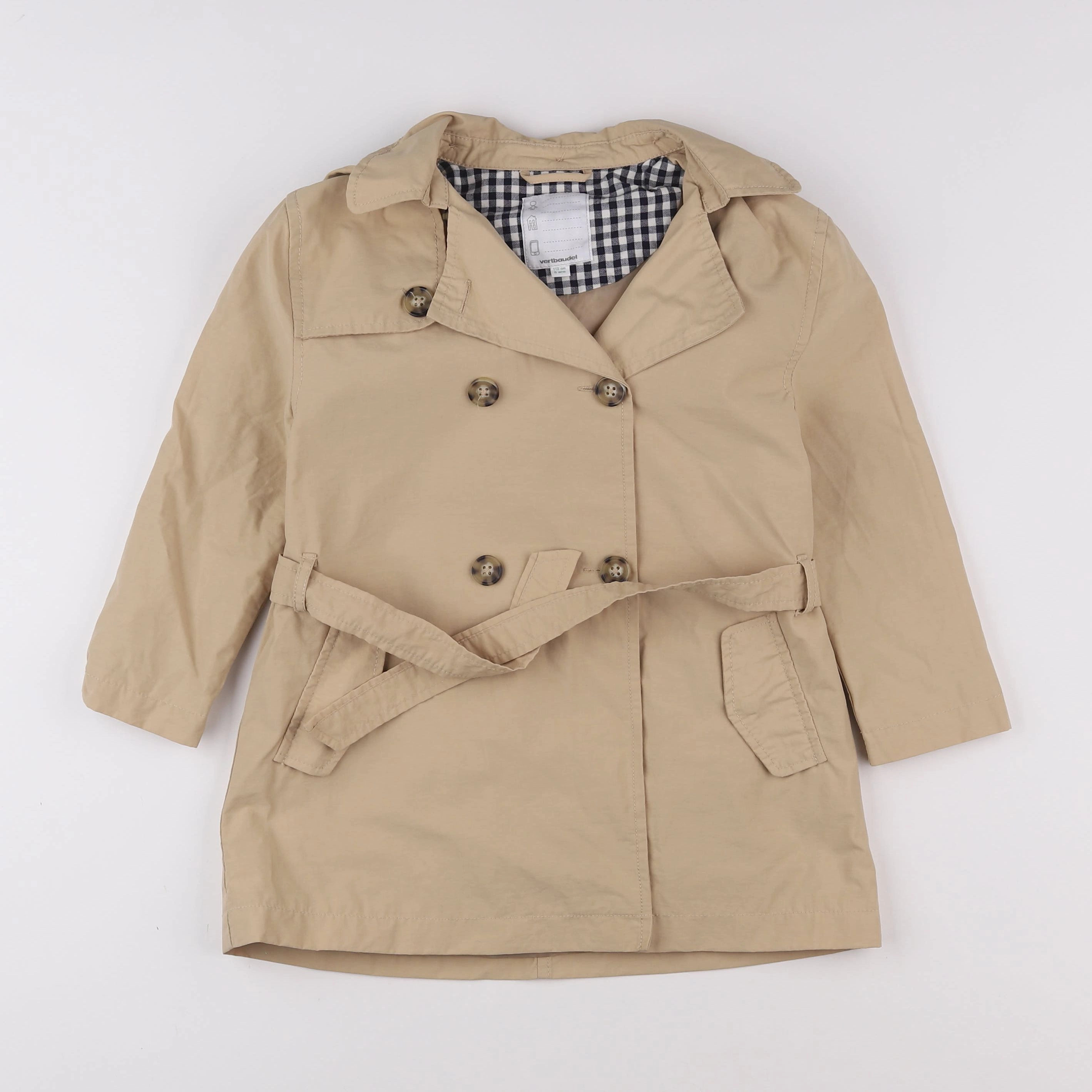 Vertbaudet - trench beige - 5 ans