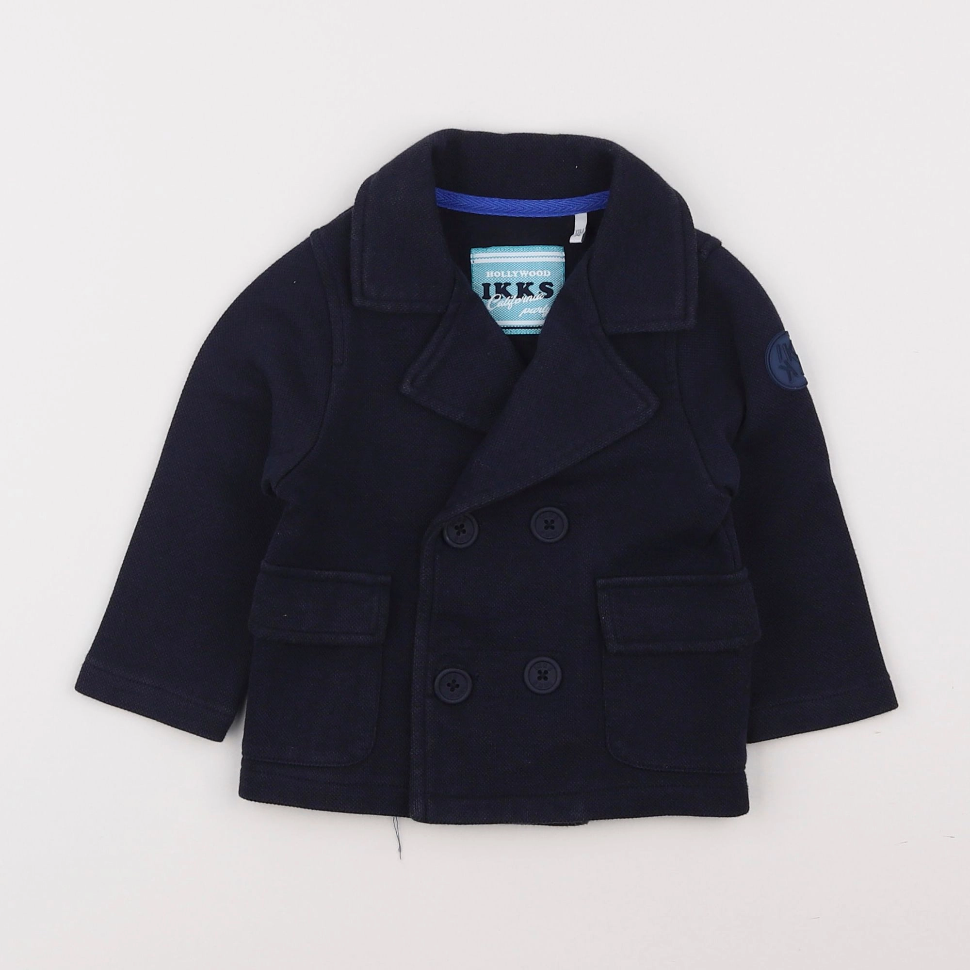 IKKS - veste bleu - 12 mois