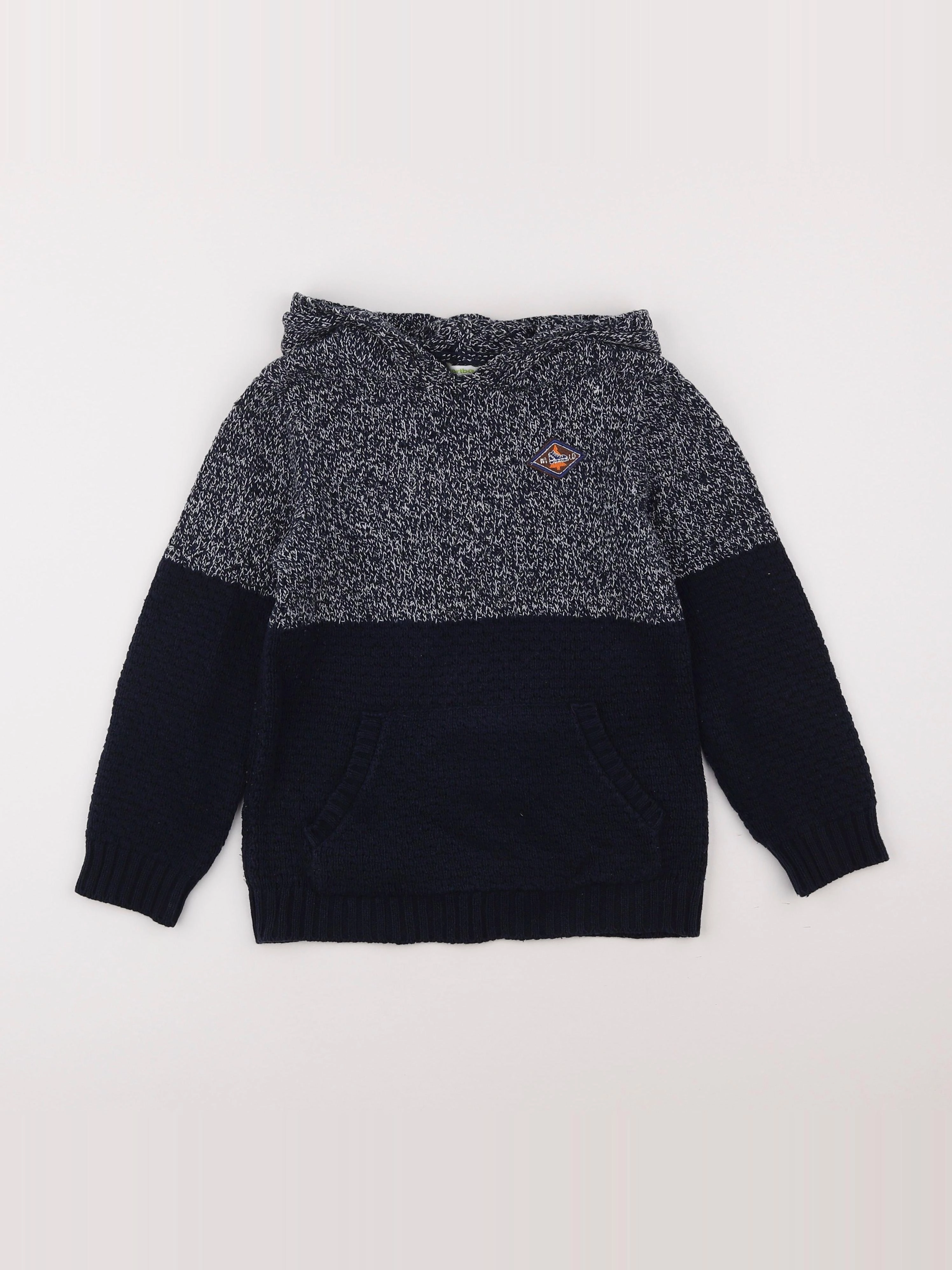 Vertbaudet - pull bleu - 8 ans