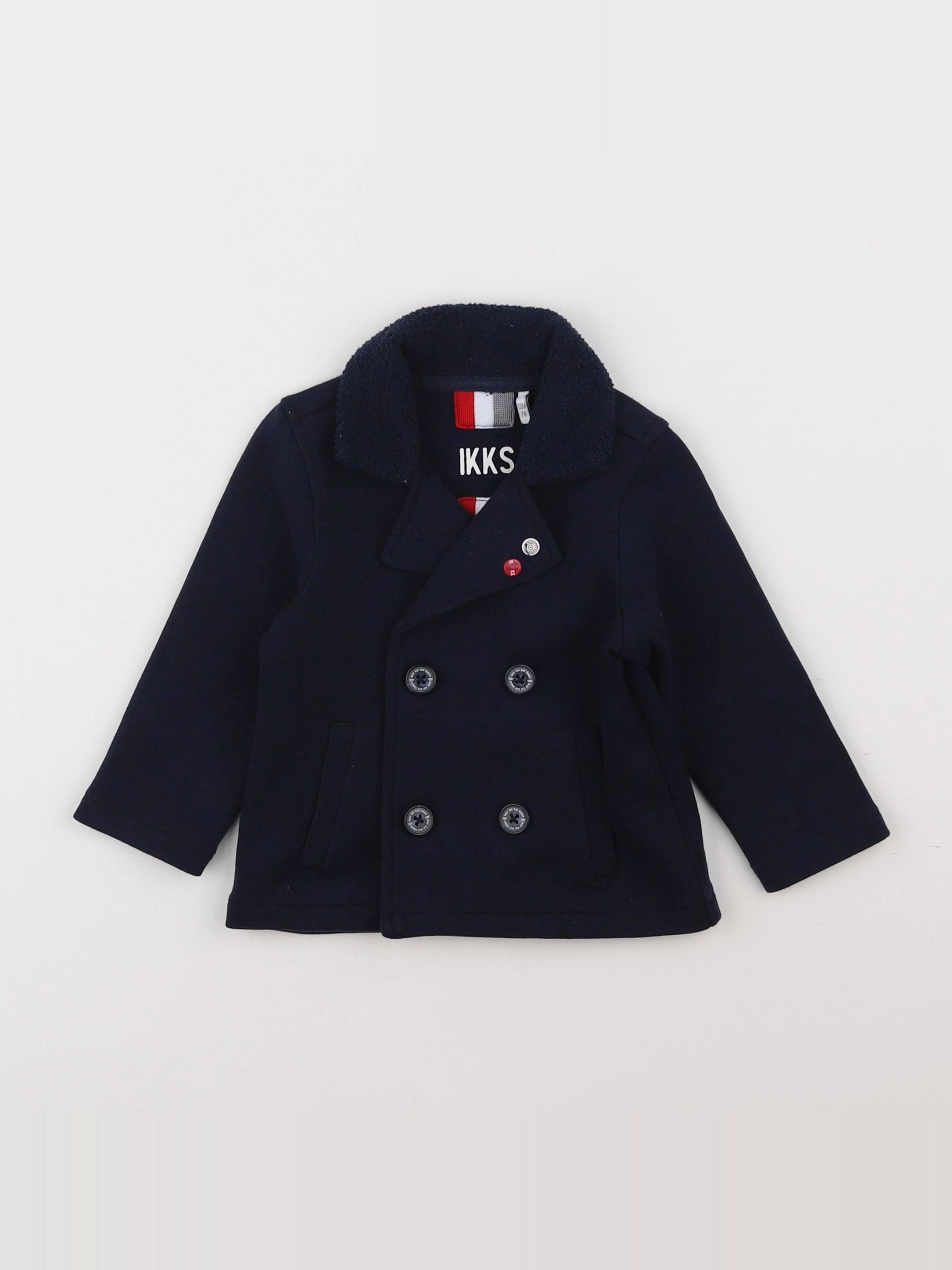 IKKS - veste bleu - 12 mois