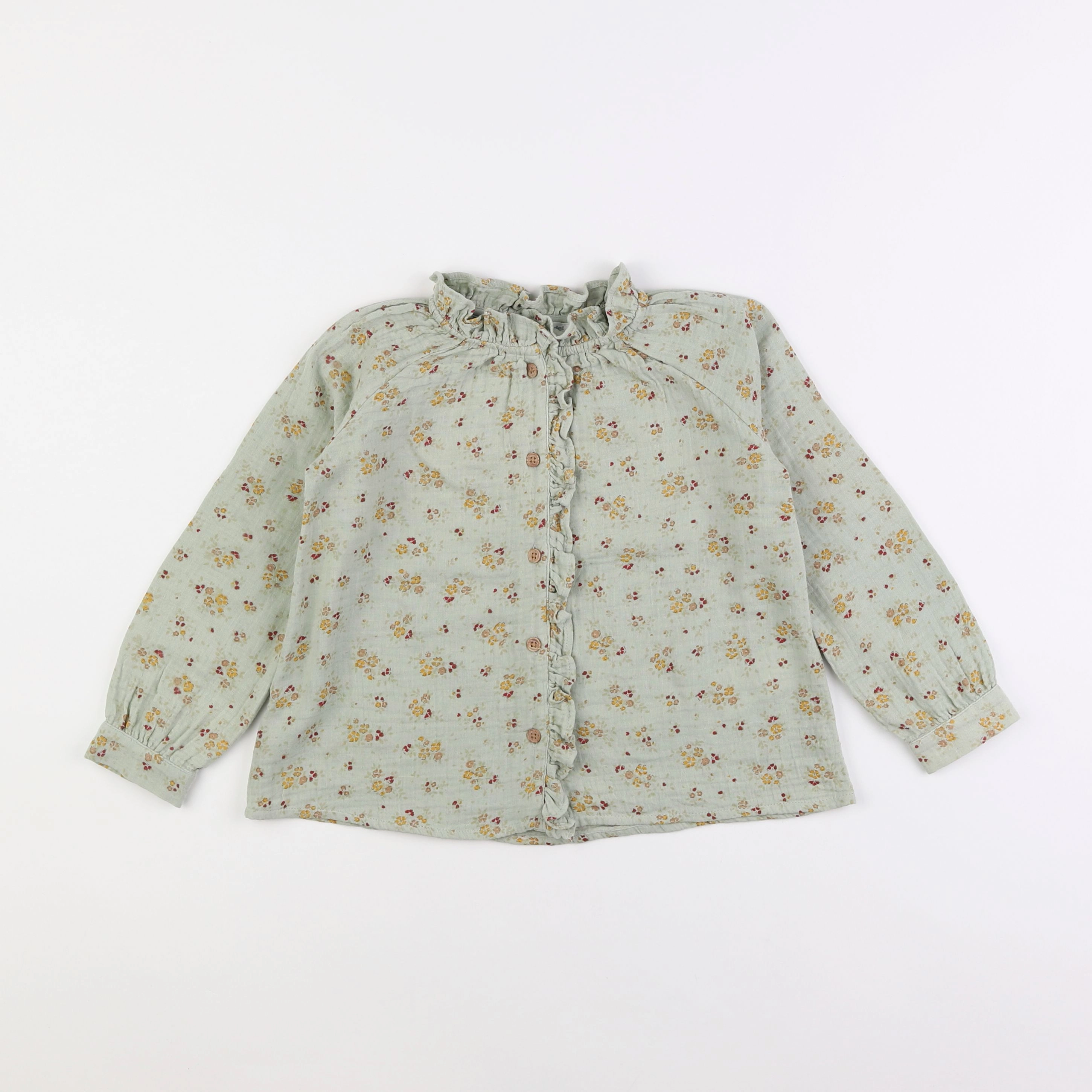 Vertbaudet - blouse vert - 4 ans