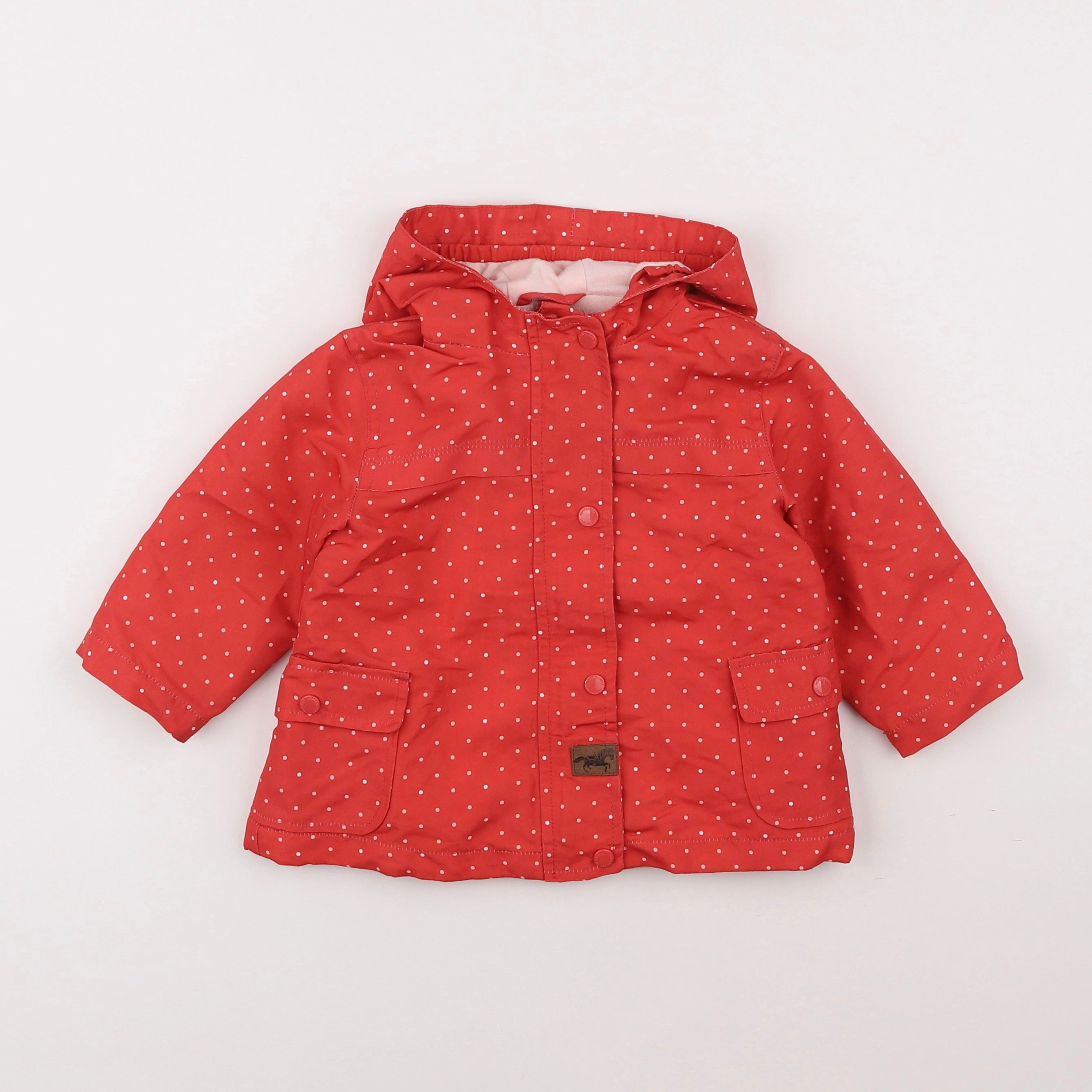Vertbaudet - imperméable rouge - 18 mois
