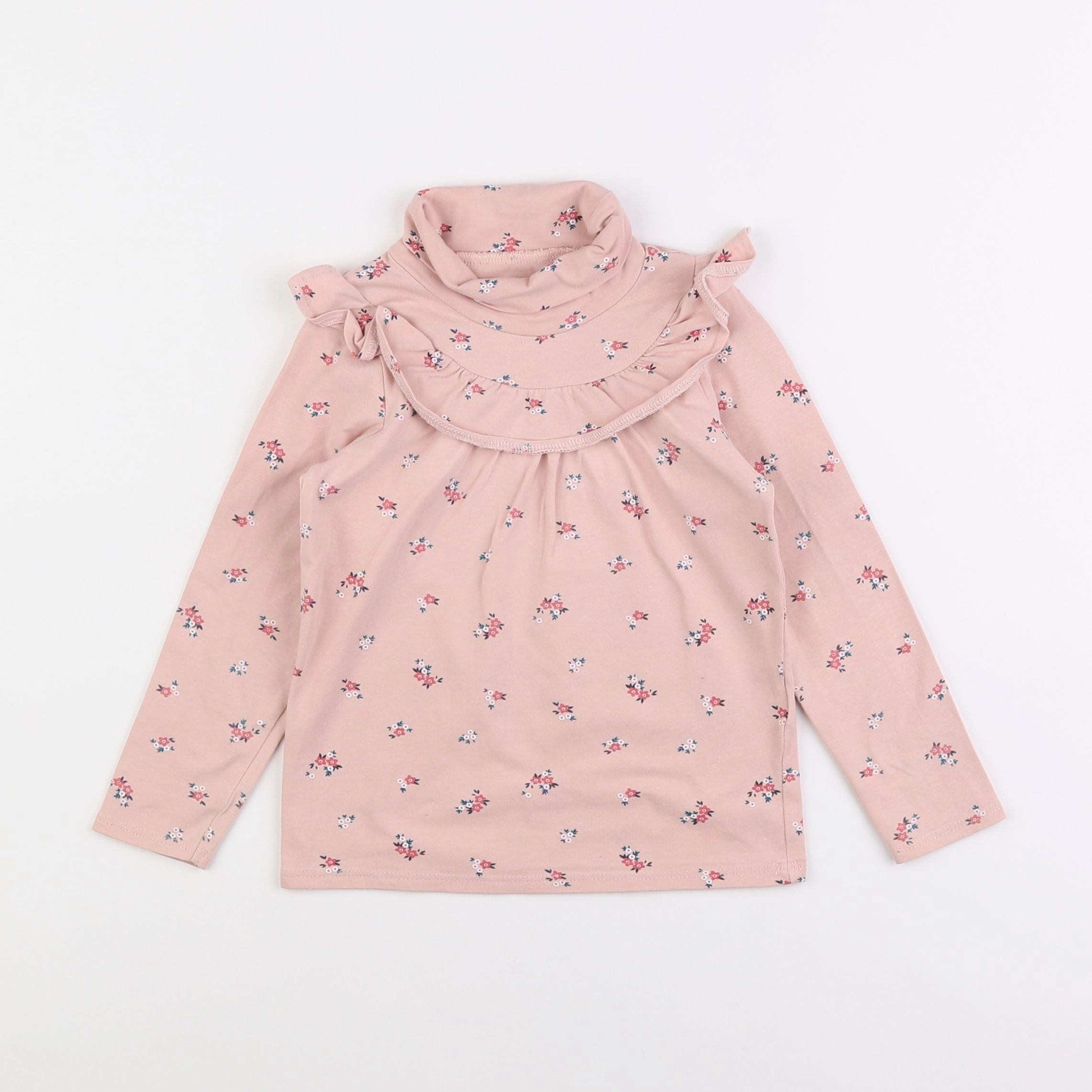 Vertbaudet - sous-pull rose - 4 ans