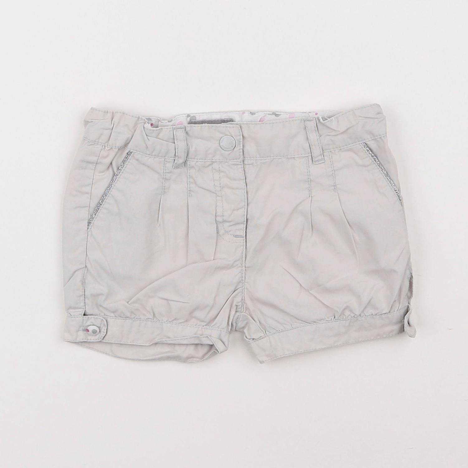 Vertbaudet - short beige - 18 mois