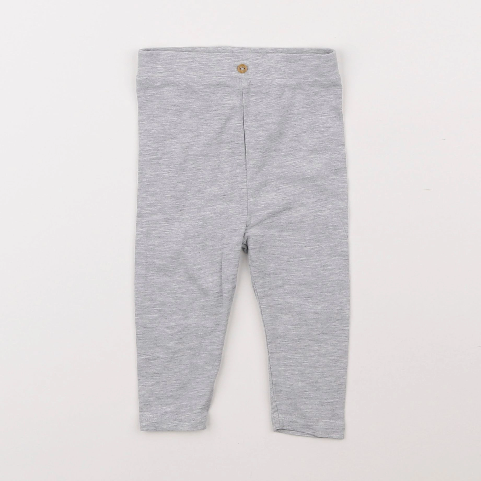 Vertbaudet - legging gris - 9 mois