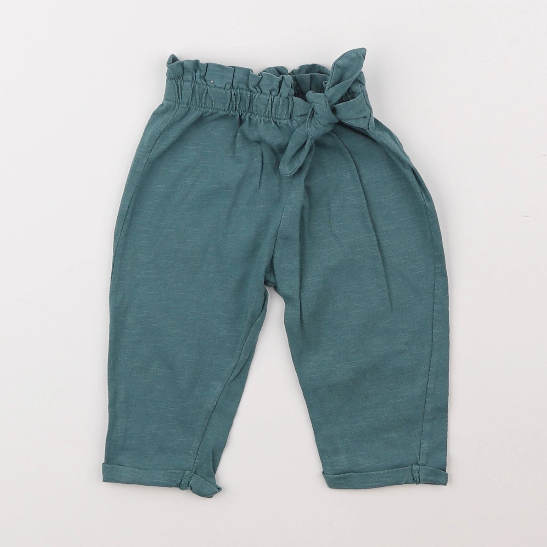 Vertbaudet - pantalon bleu - 9 mois