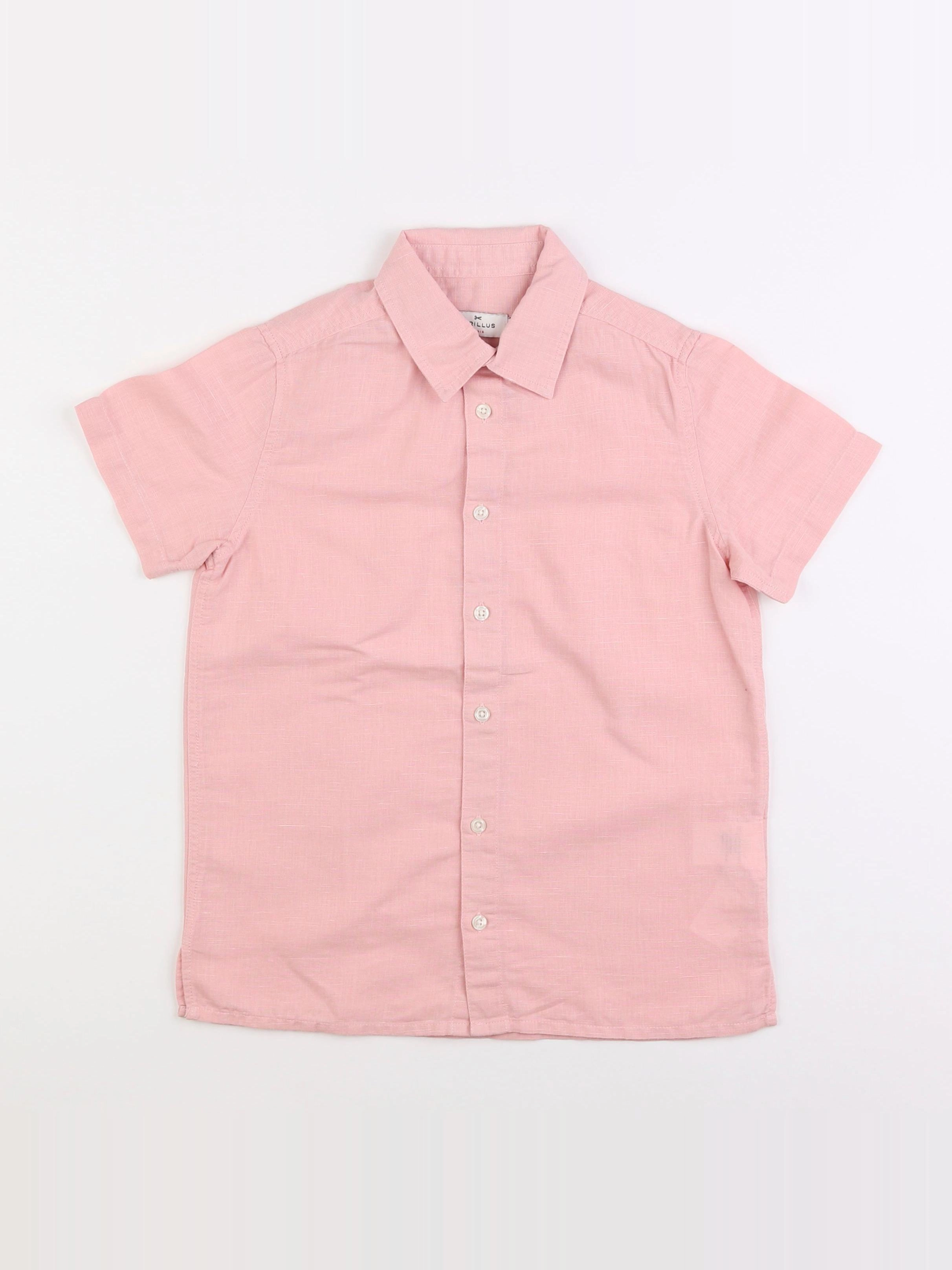 Cyrillus - chemise rose - 10 ans
