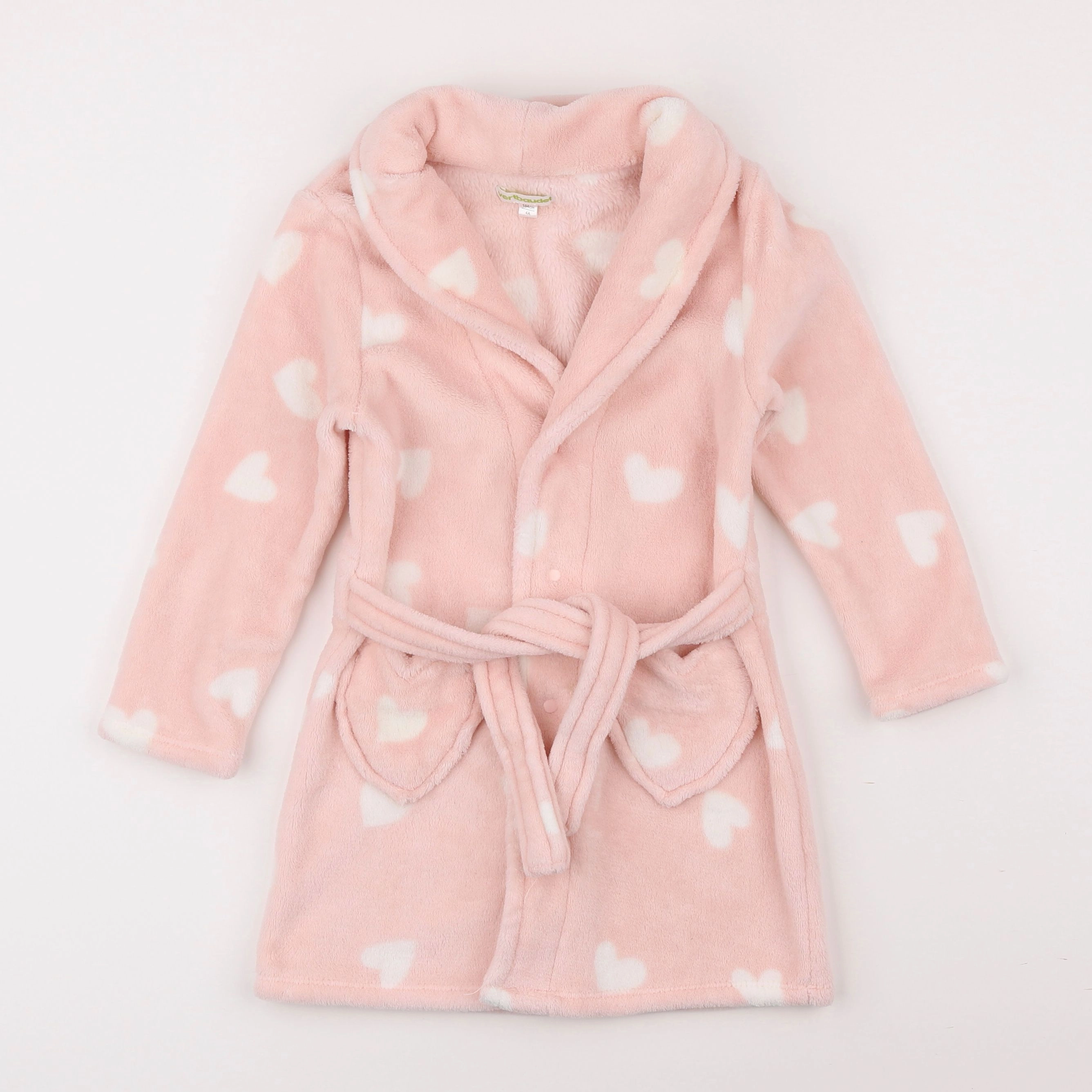 Vertbaudet - robe de chambre rose - 4 ans