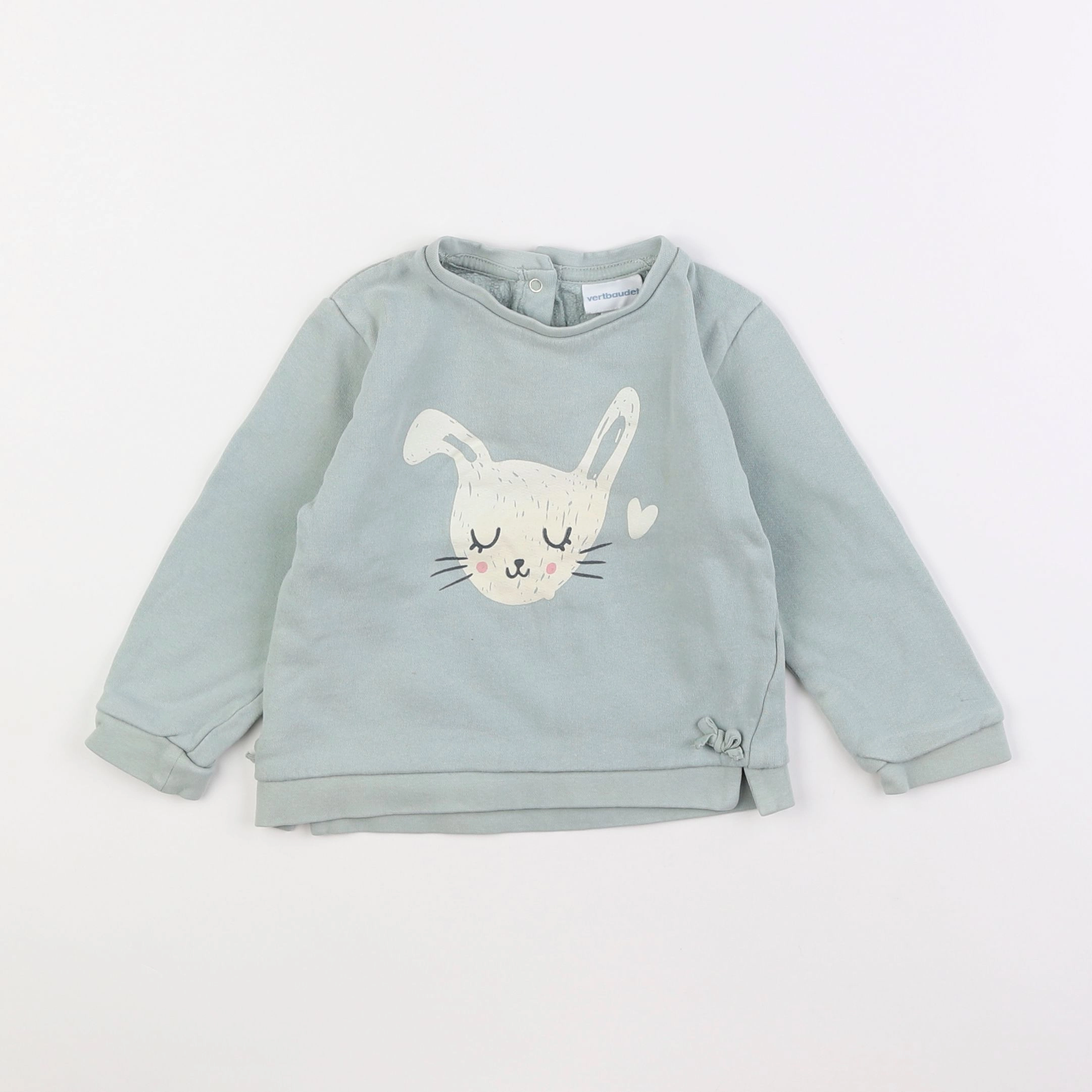 Vertbaudet - sweat bleu - 2 ans