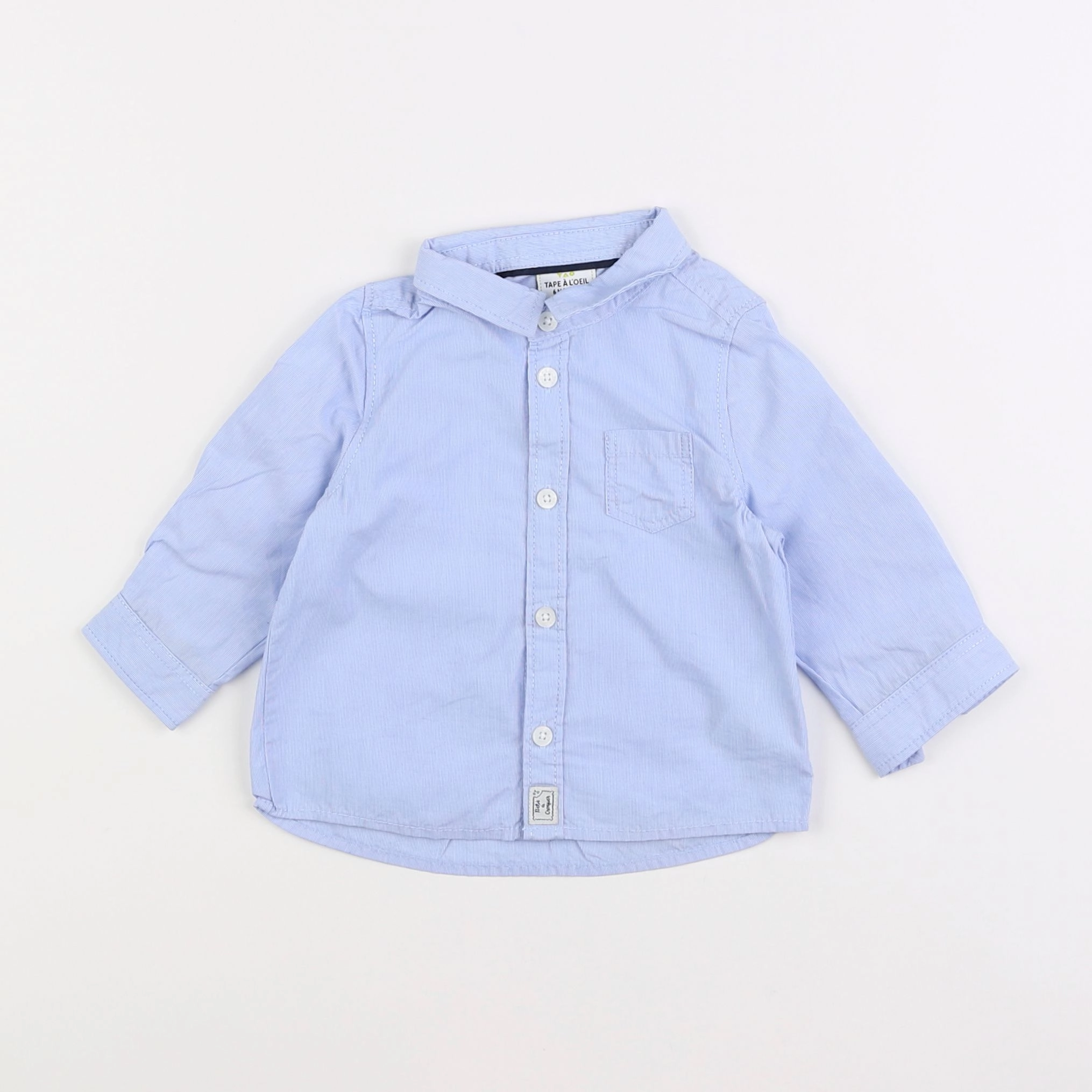 Tape à l'oeil - chemise bleu - 6 mois