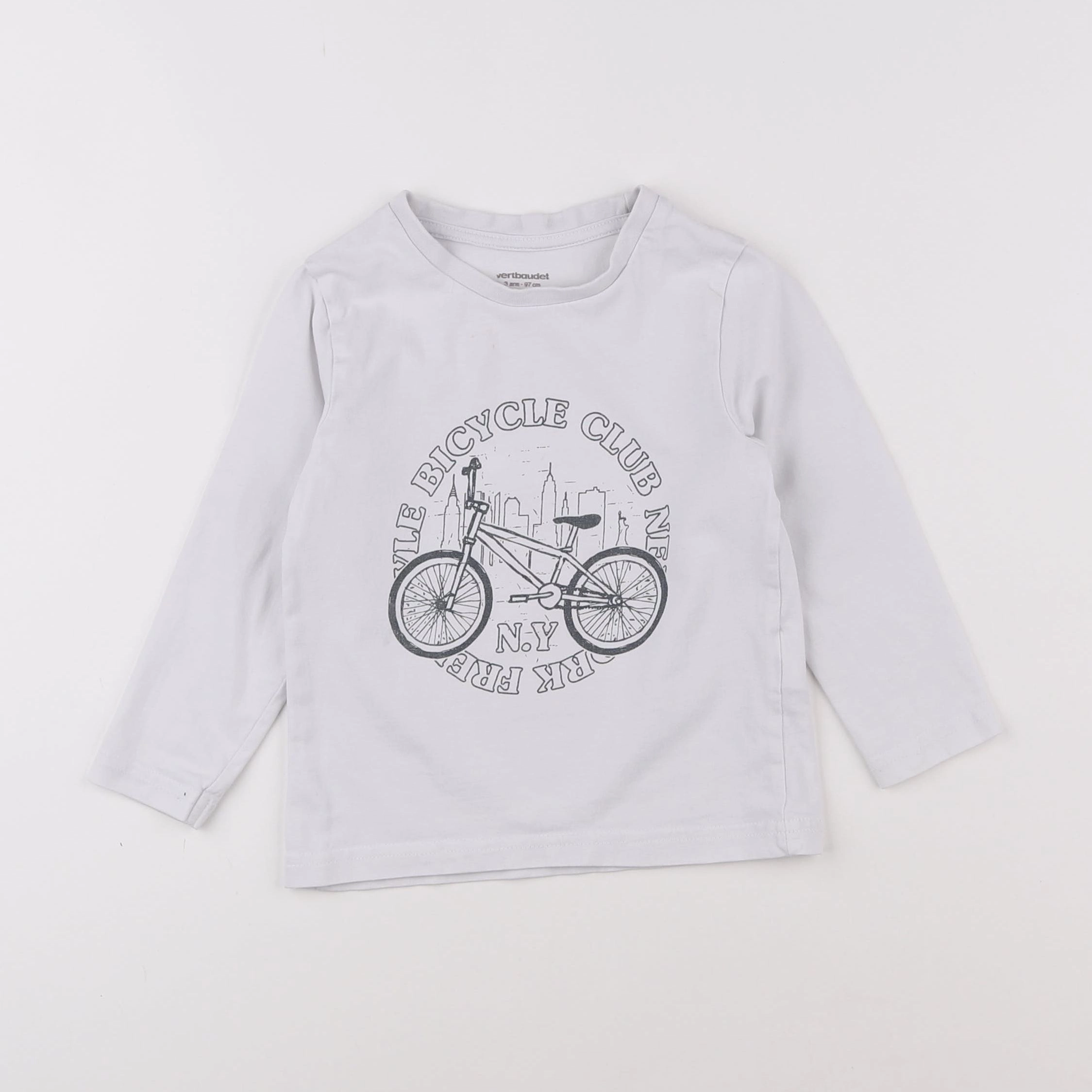 Vertbaudet - tee-shirt blanc - 3 ans