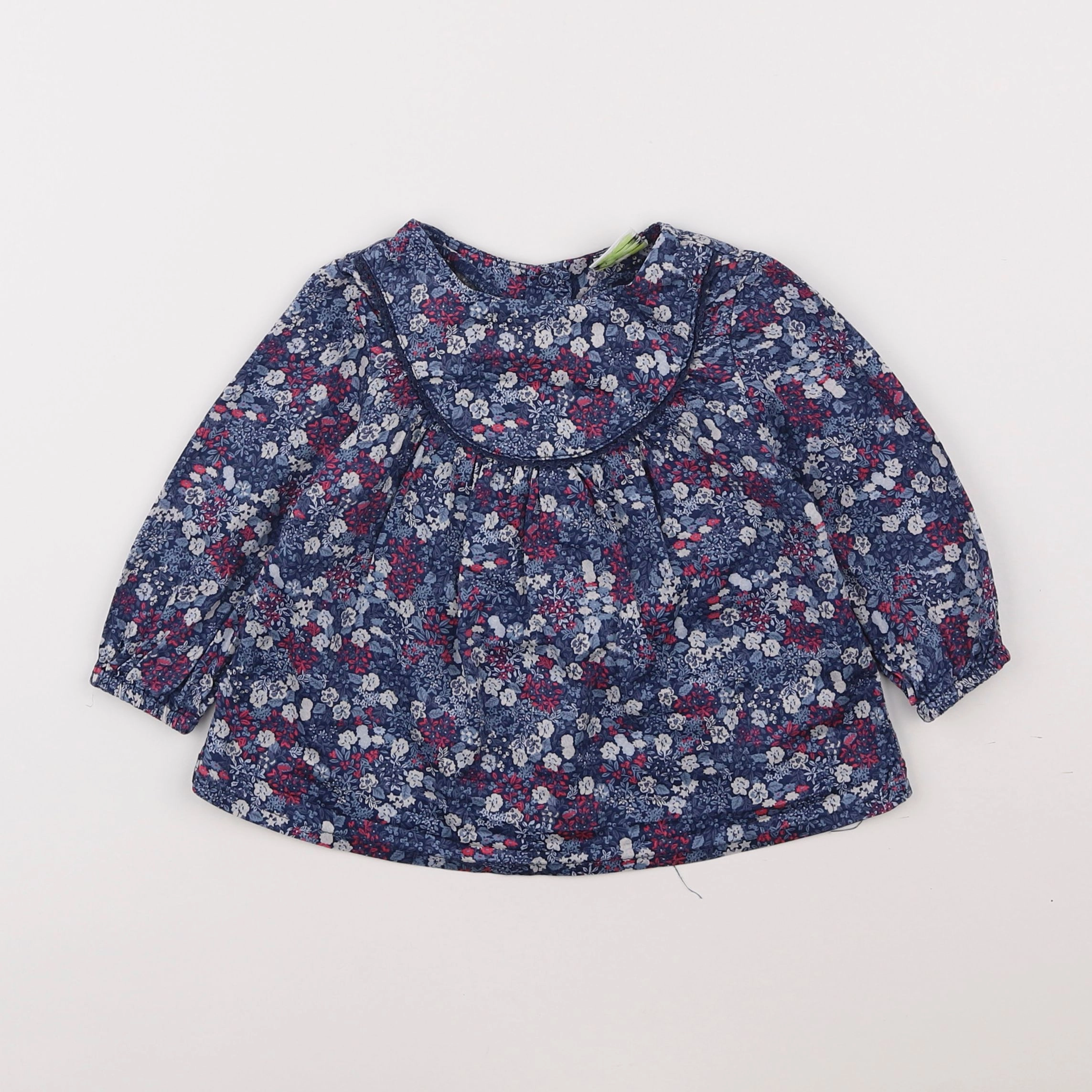 Tape à l'oeil - blouse bleu - 12 mois