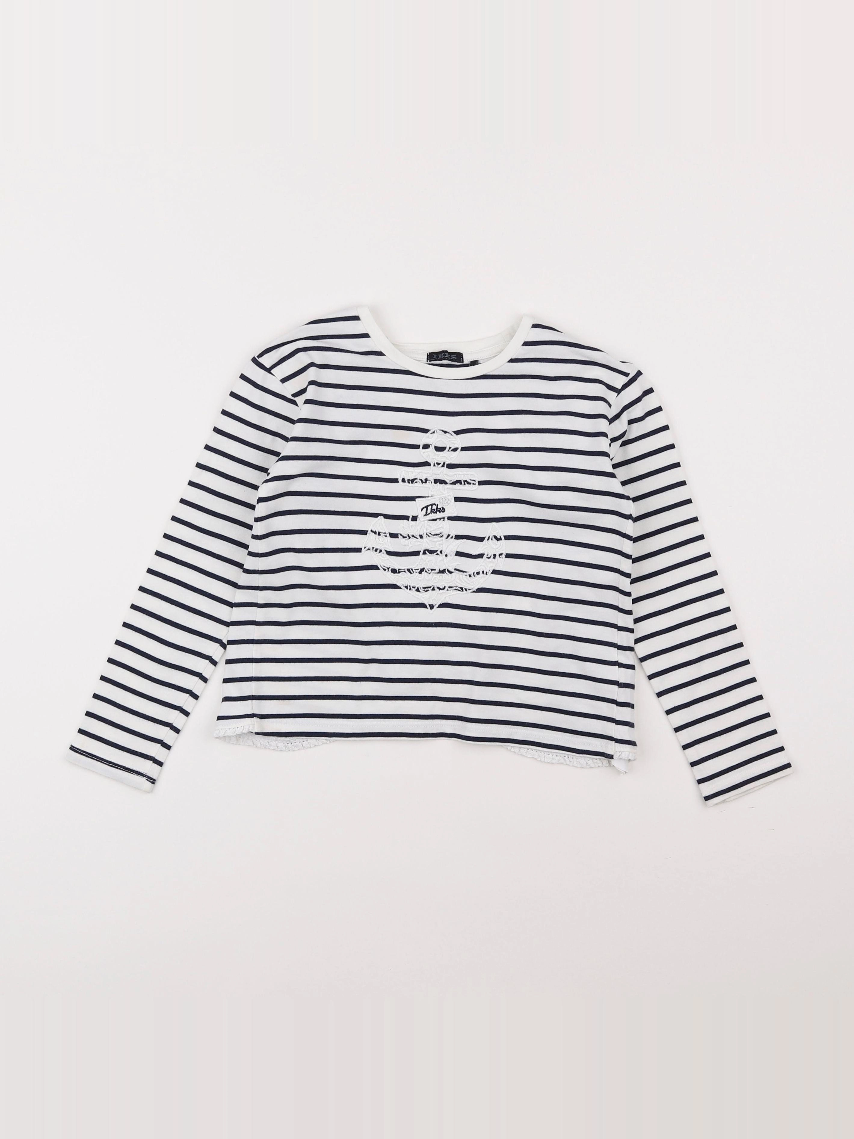 IKKS - tee-shirt blanc - 6 ans