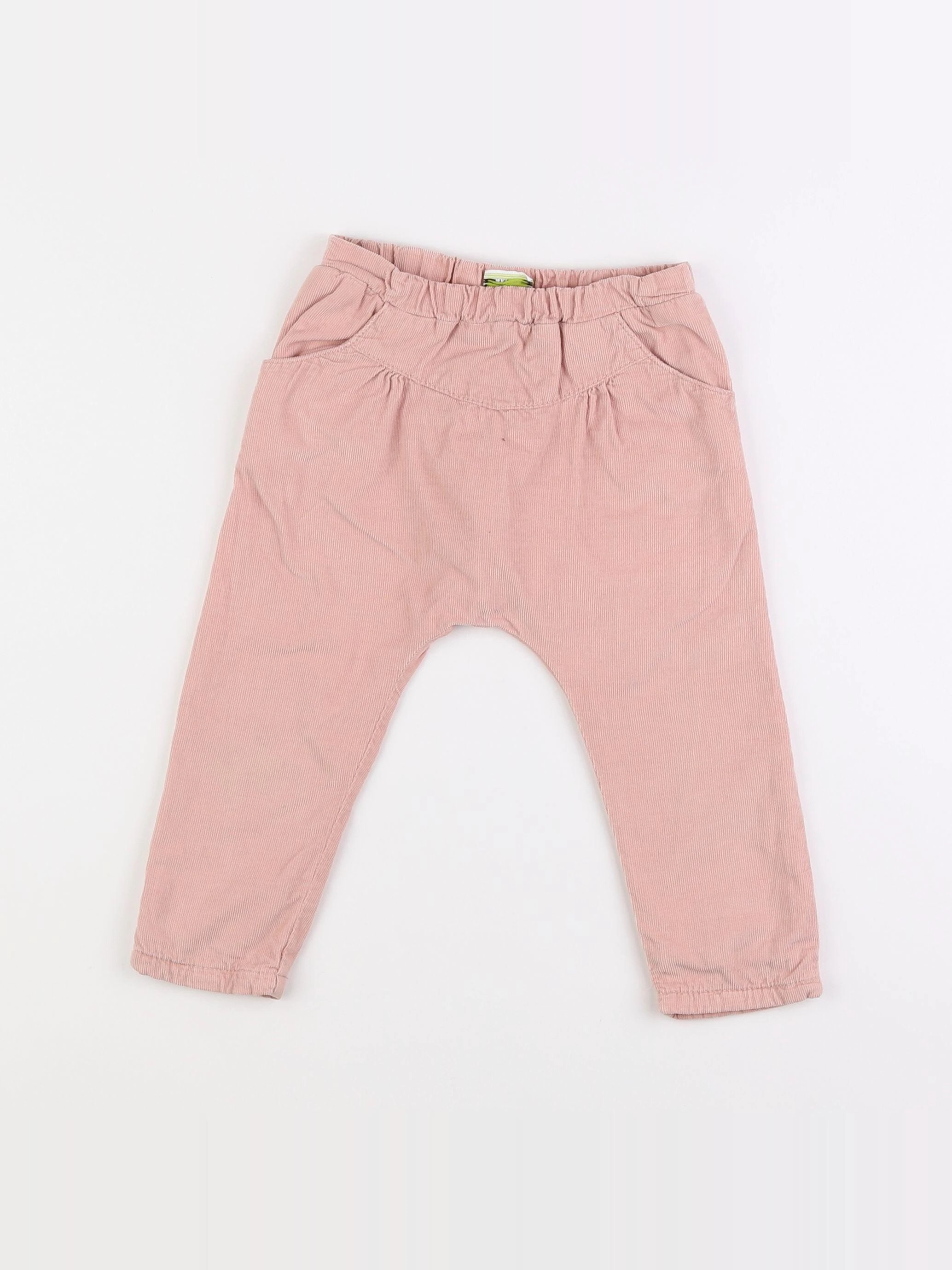 Tape à l'oeil - pantalon rose - 18 mois
