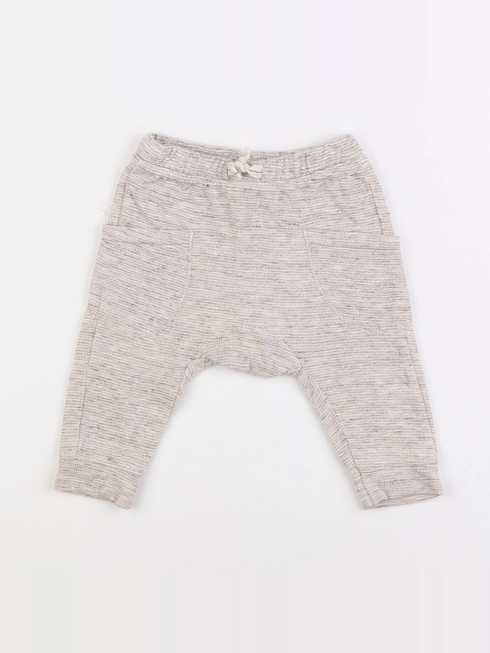 Zara - jogging gris - 6/9 mois