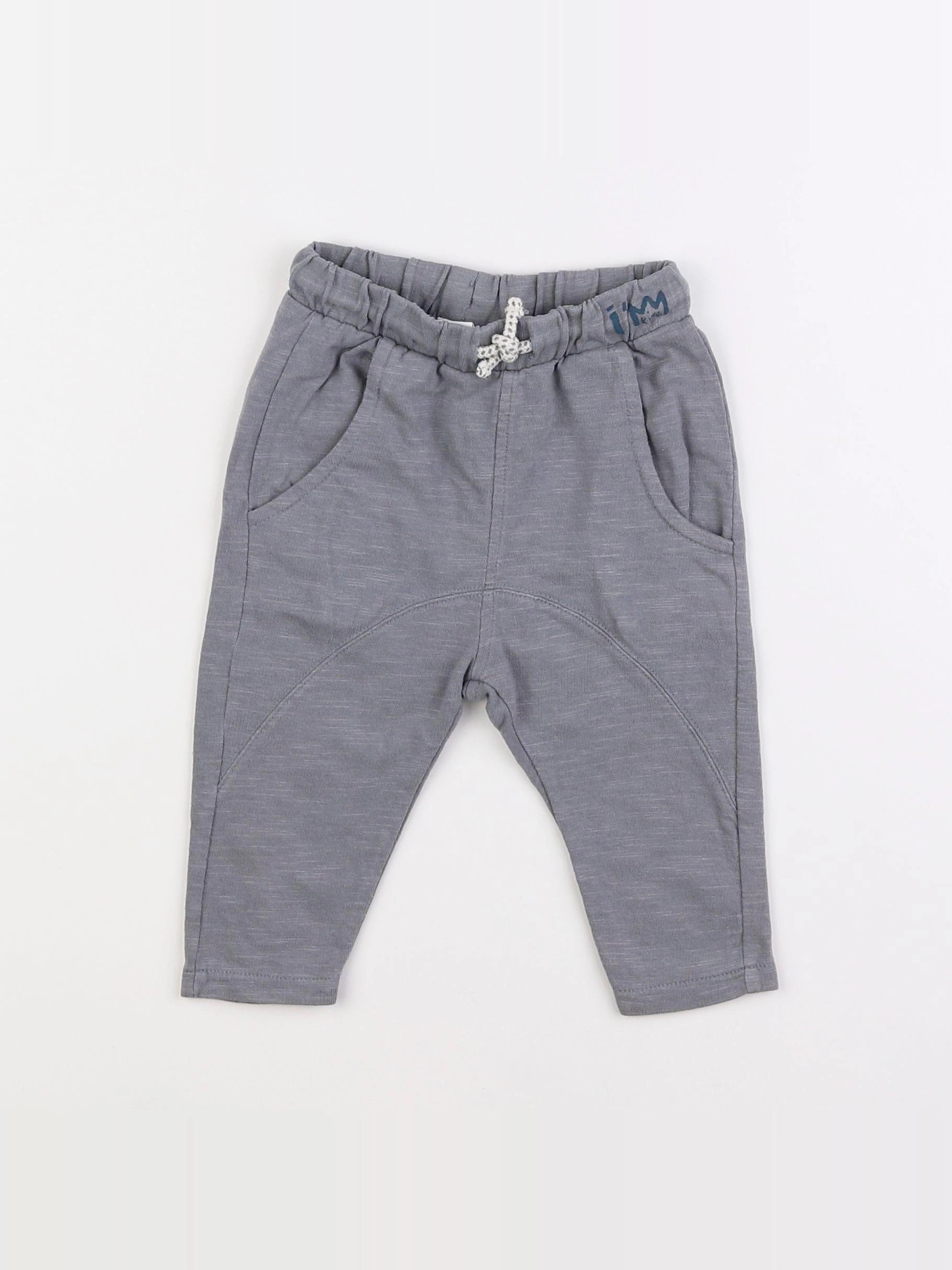 Zara - pantalon gris - 9/12 mois