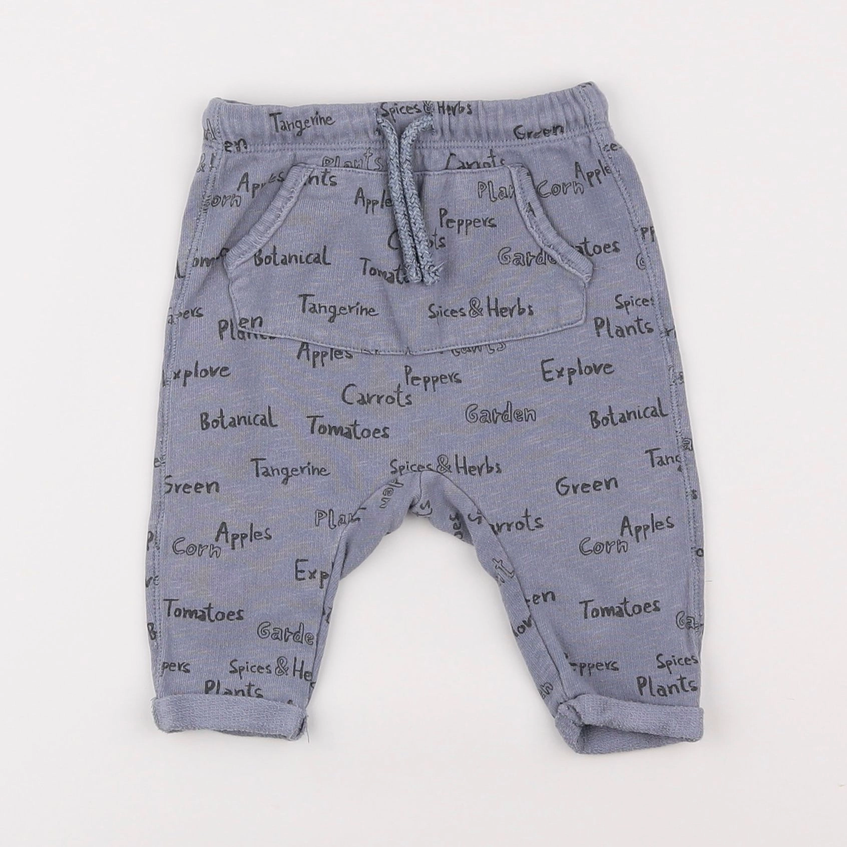 Zara - jogging bleu - 3/6 mois