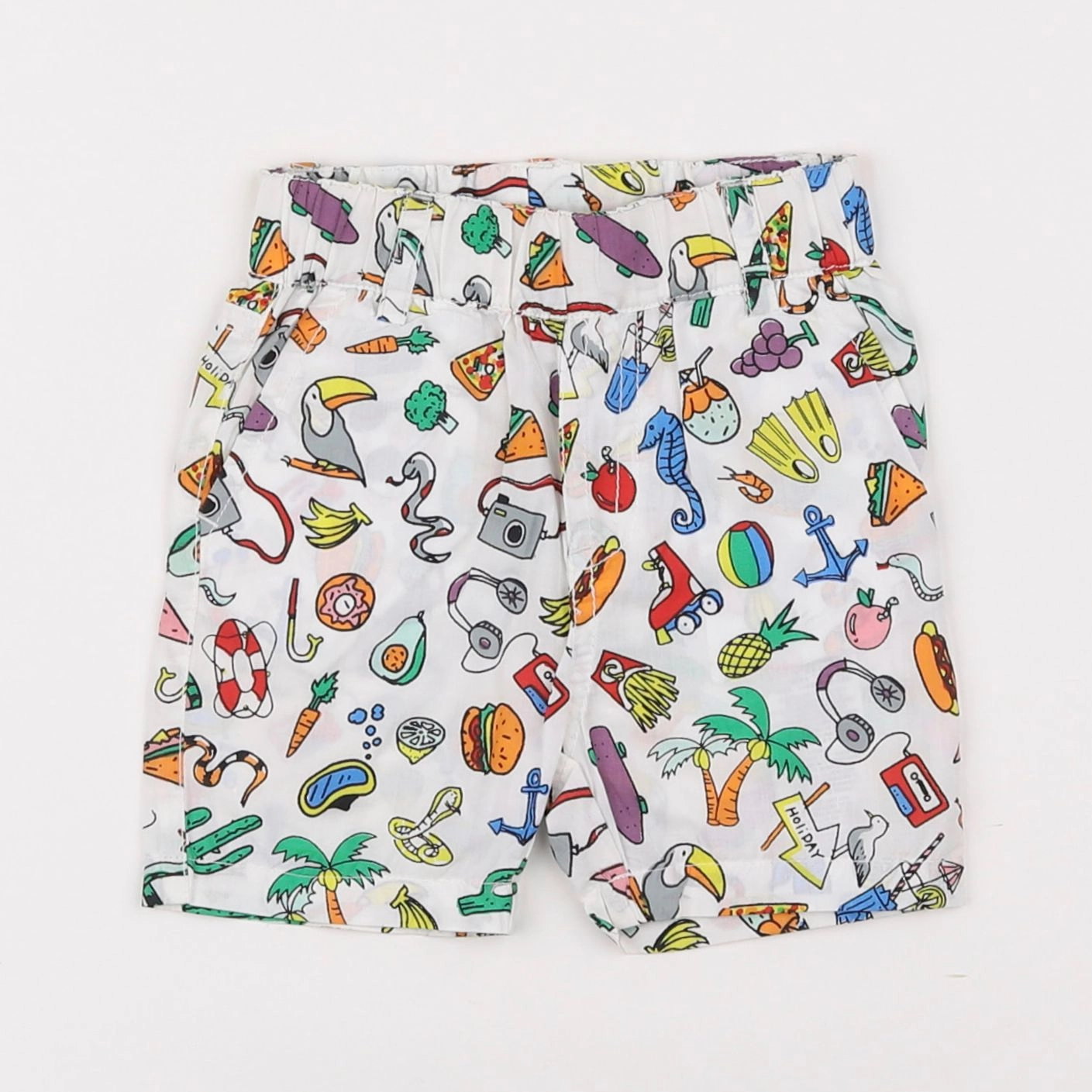 Stella McCartney Kids - short multicolore - 6 mois