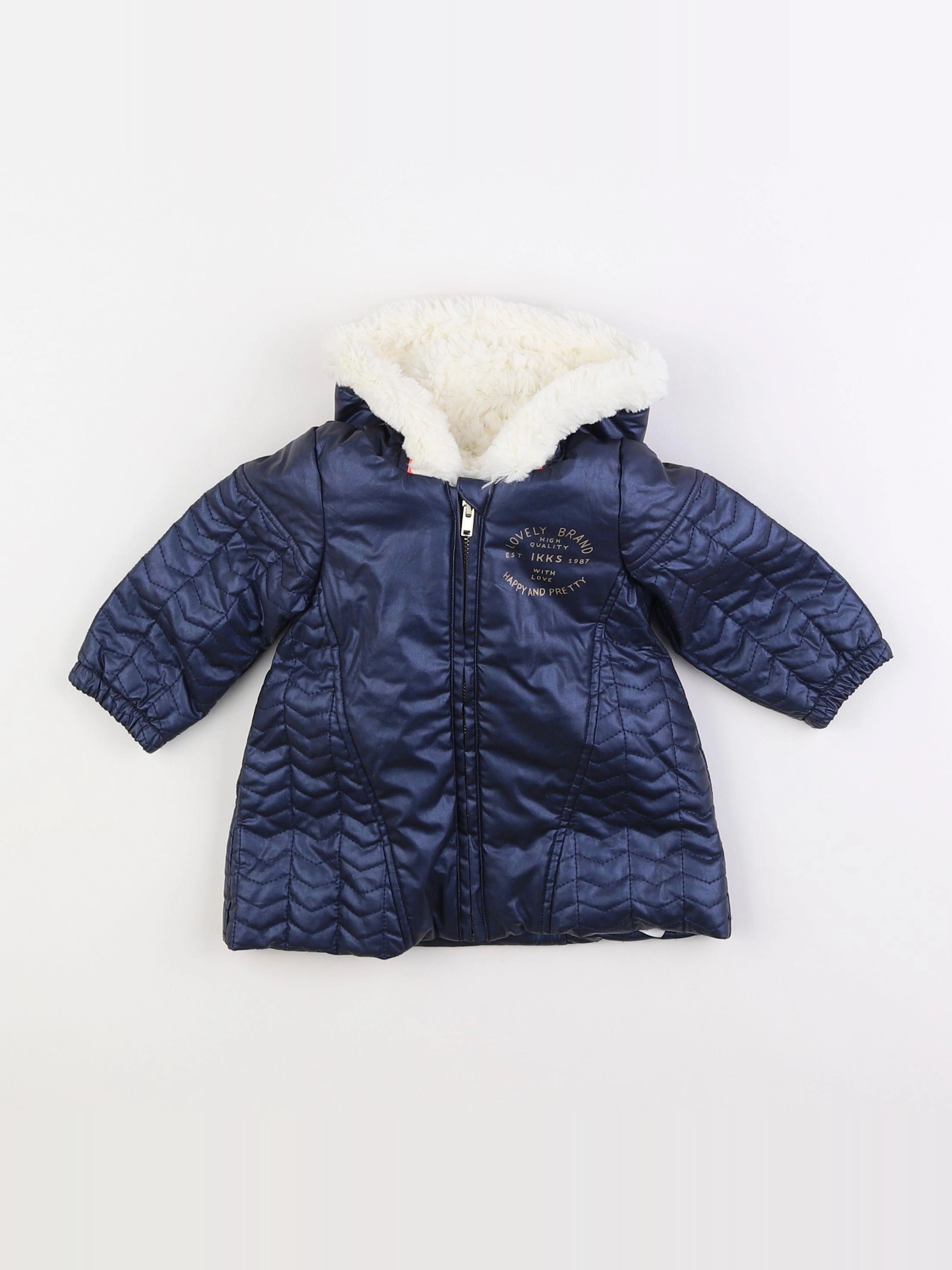 IKKS - doudoune bleu - 6 mois