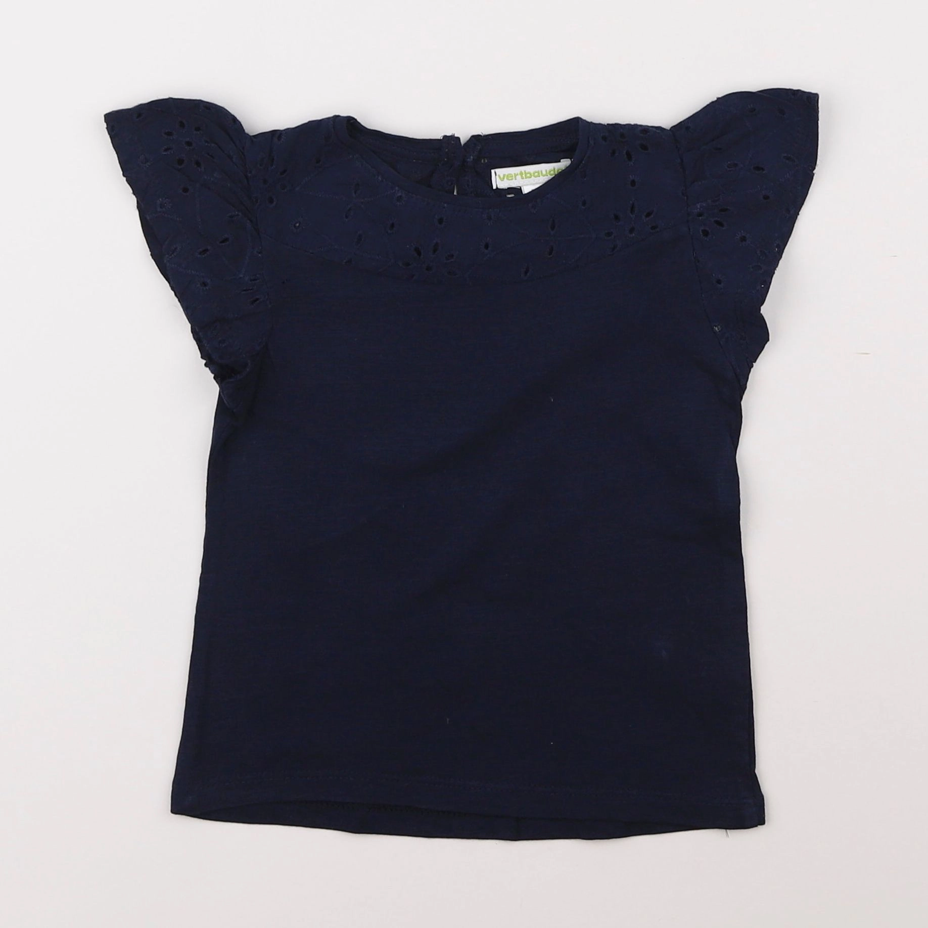 Vertbaudet - tee-shirt bleu - 2 ans