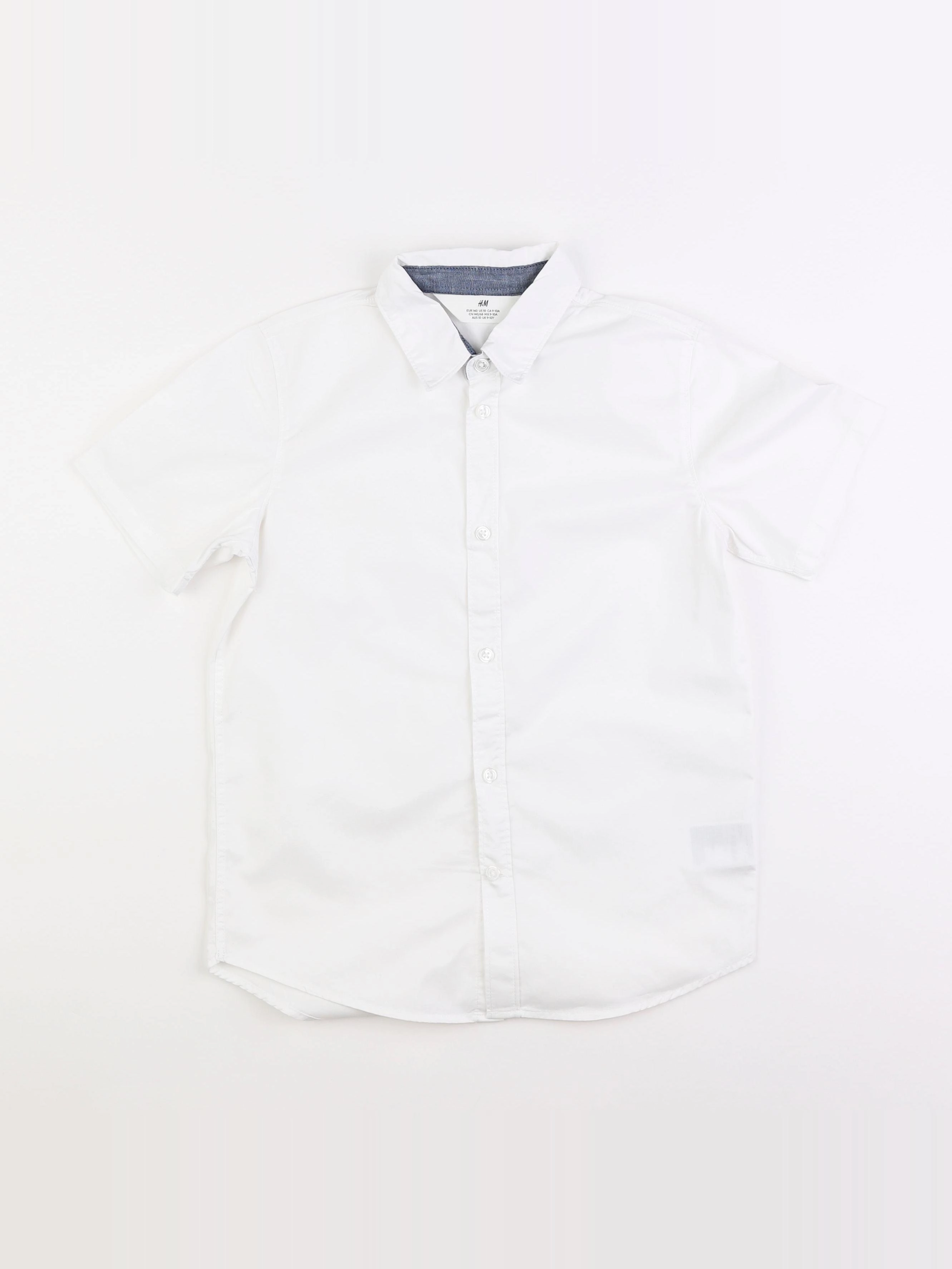 H&M - chemise blanc - 9/10 ans