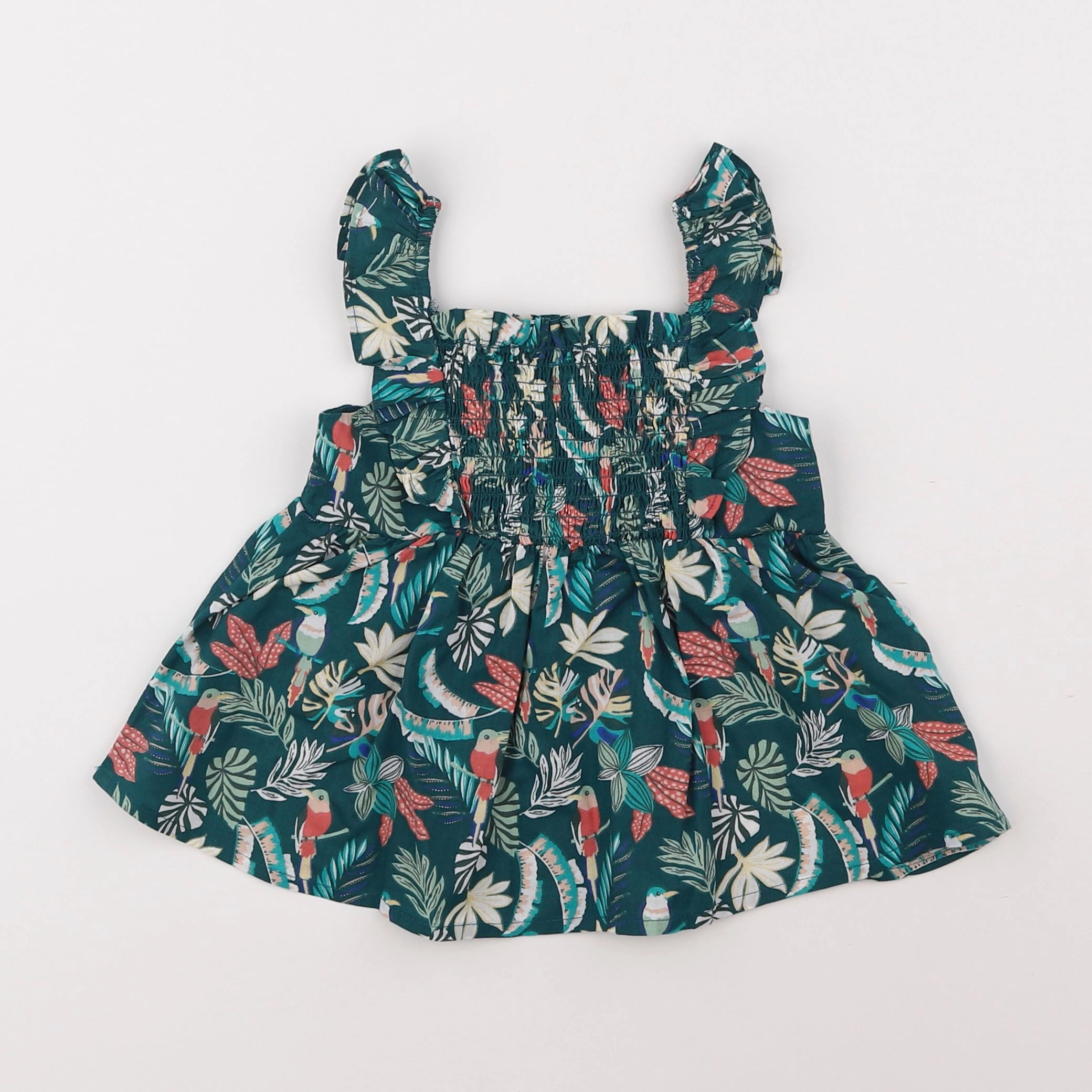 Vertbaudet - blouse vert - 3 ans