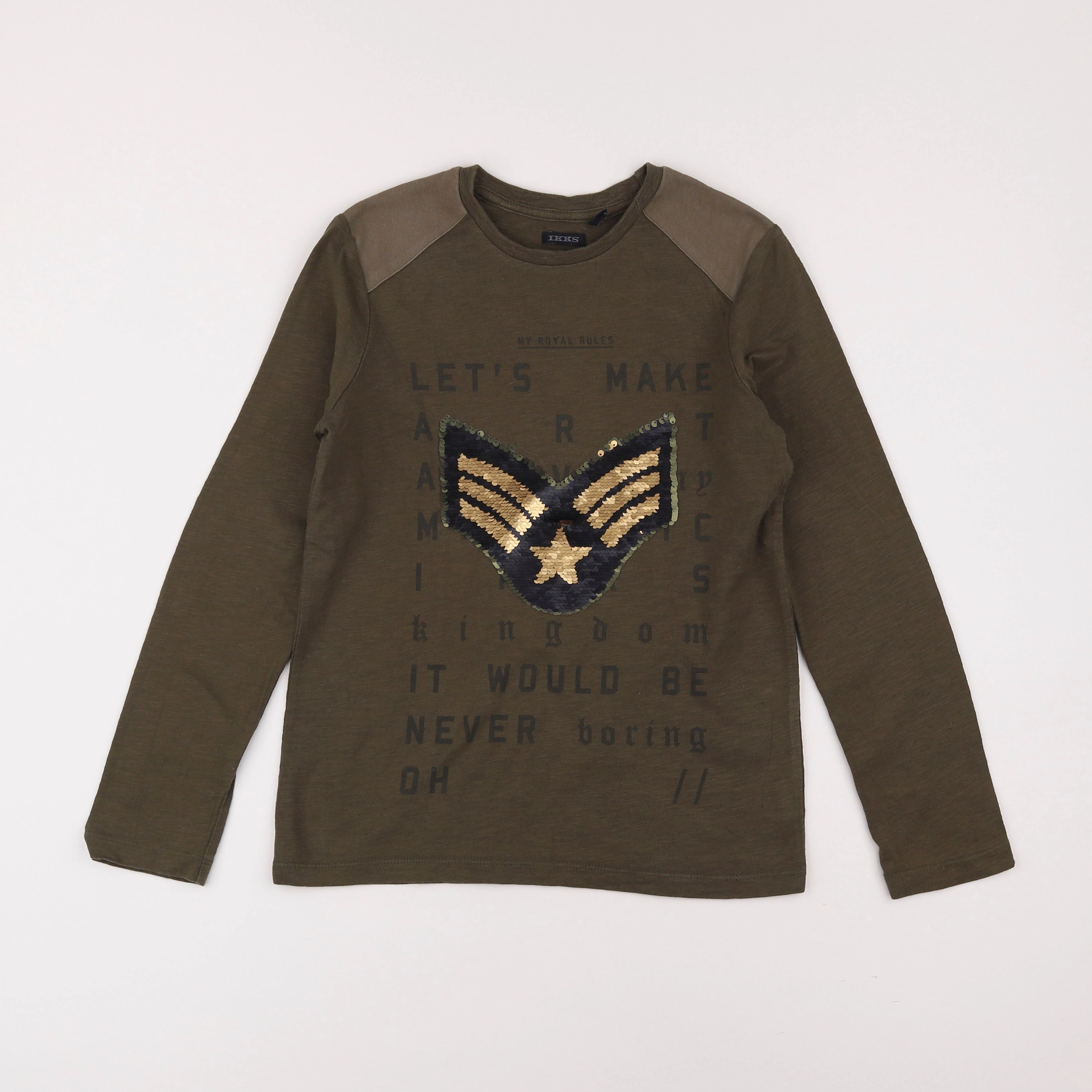 IKKS - tee-shirt vert - 10 ans