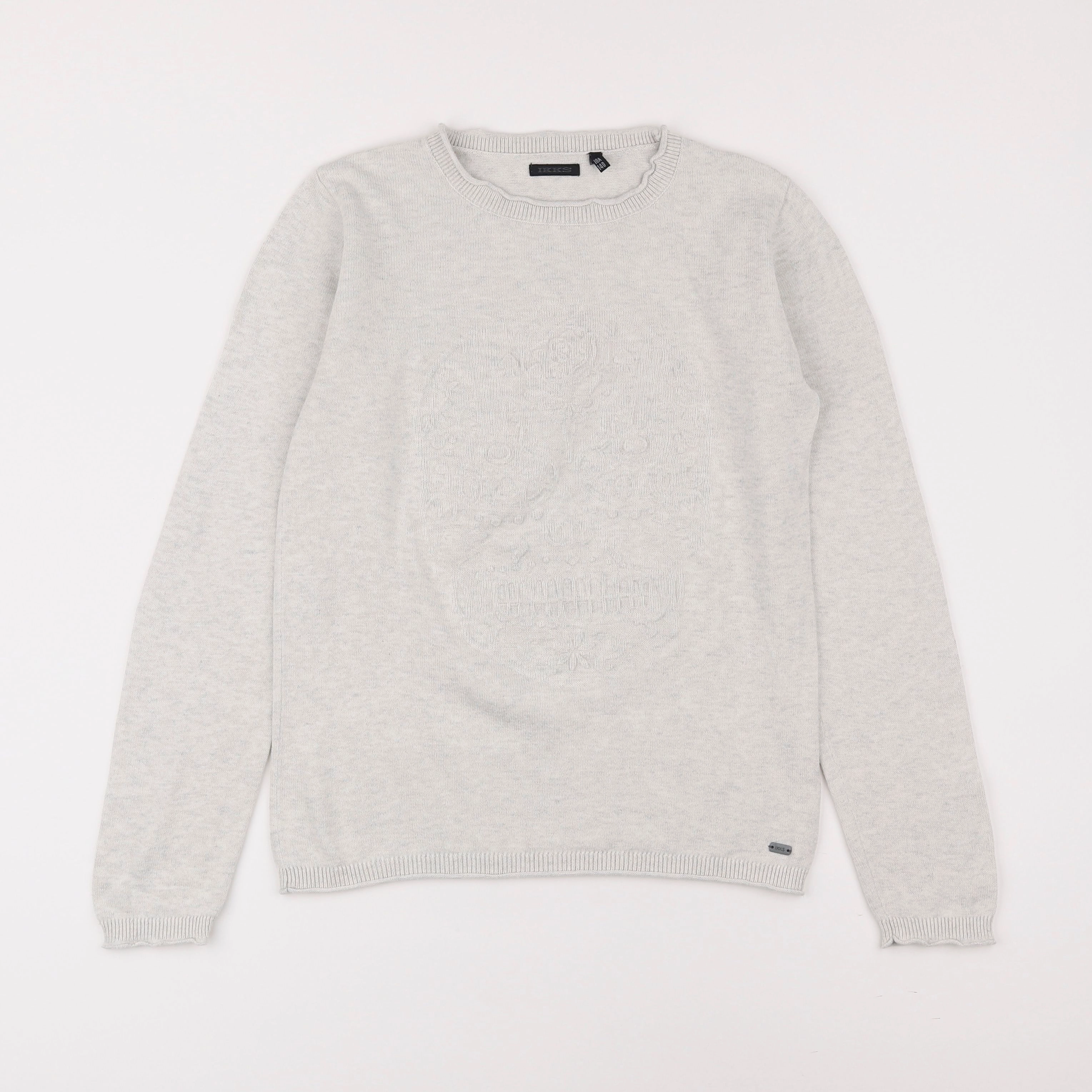 IKKS - pull gris - 10 ans