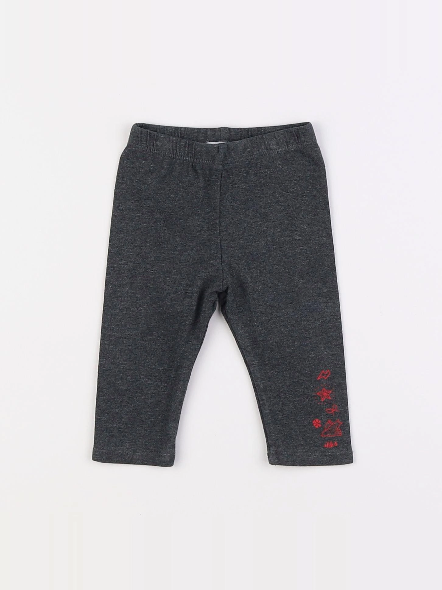 IKKS - legging gris - 3 mois