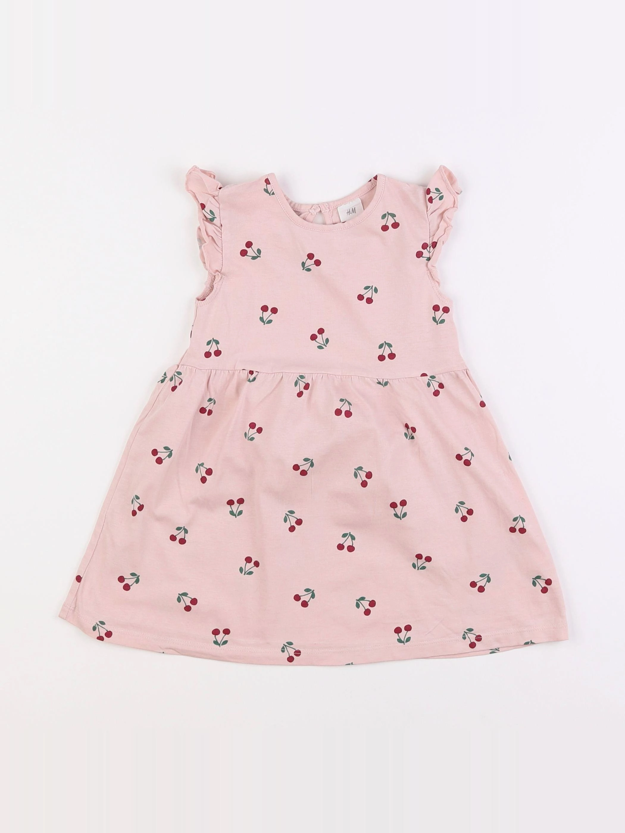 H&M - robe rose - 18 mois