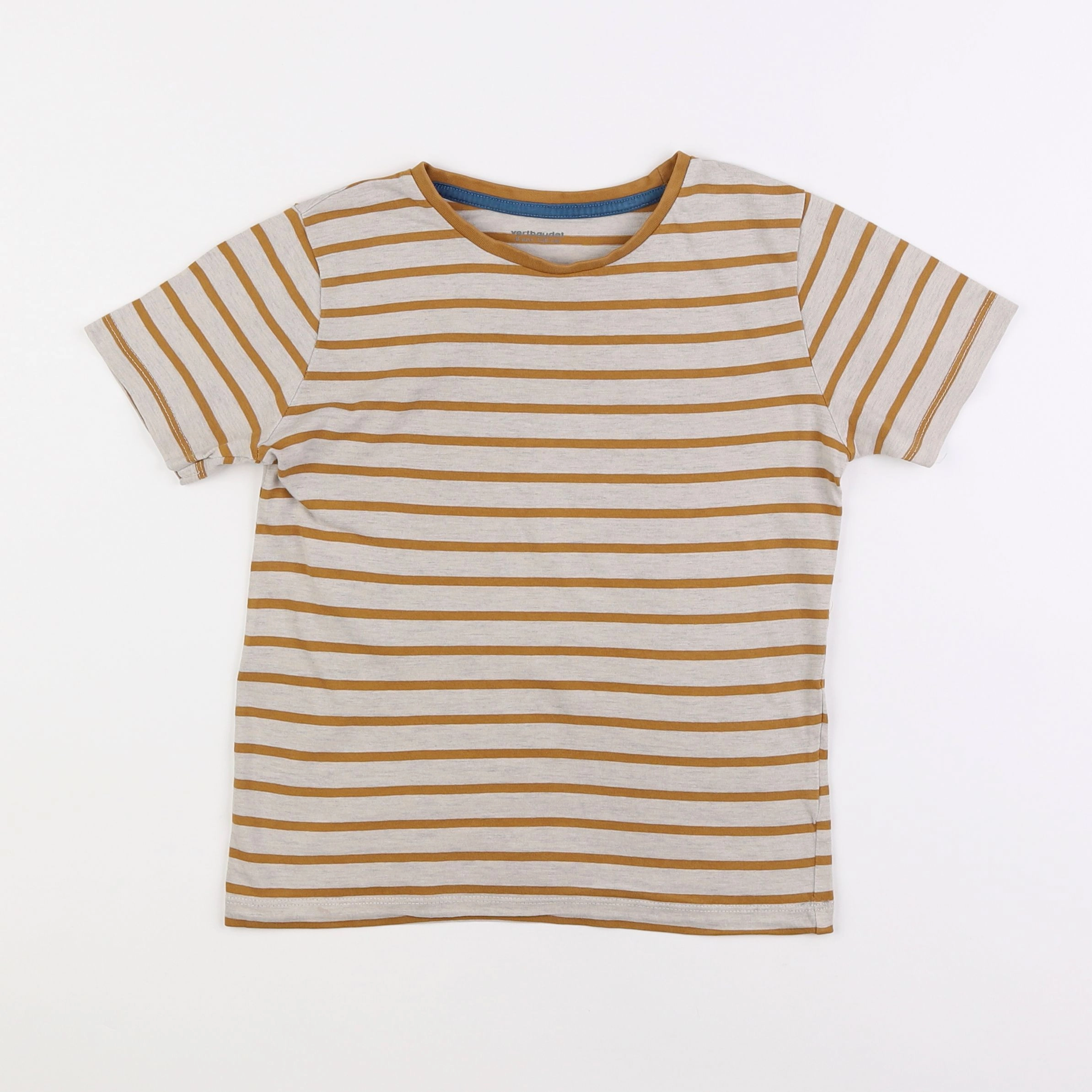 Vertbaudet - tee-shirt beige - 8 ans