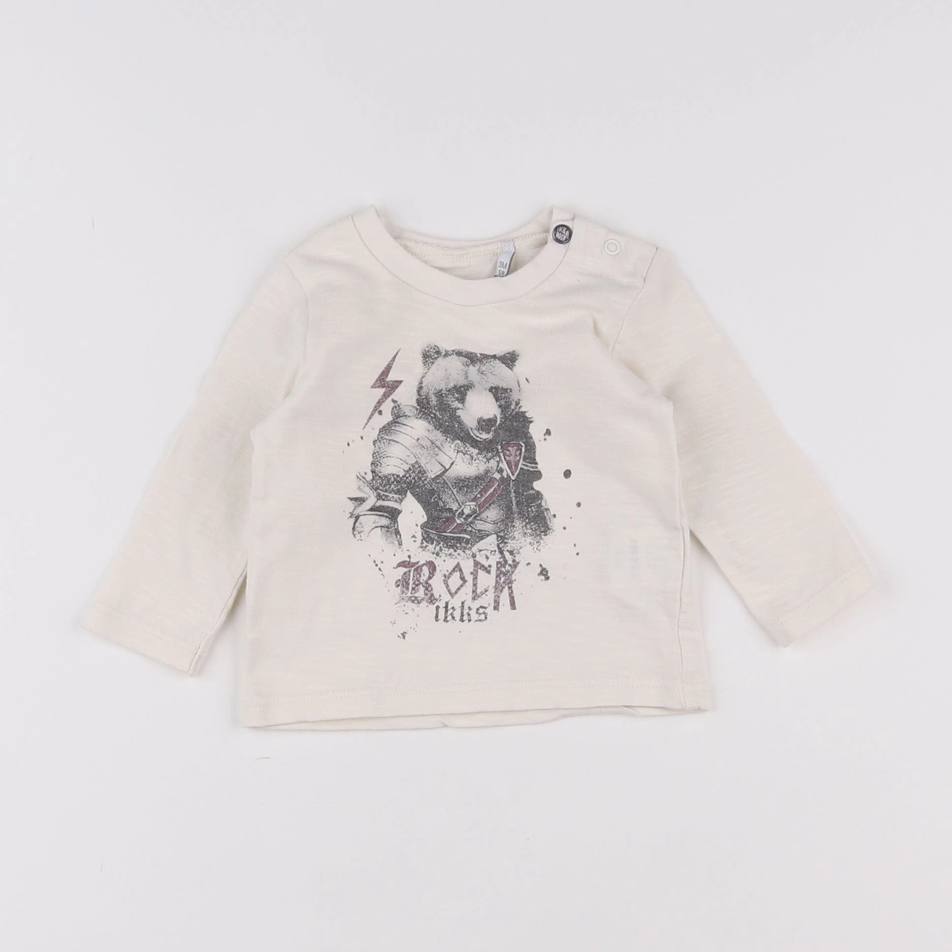 IKKS - tee-shirt blanc - 3 mois