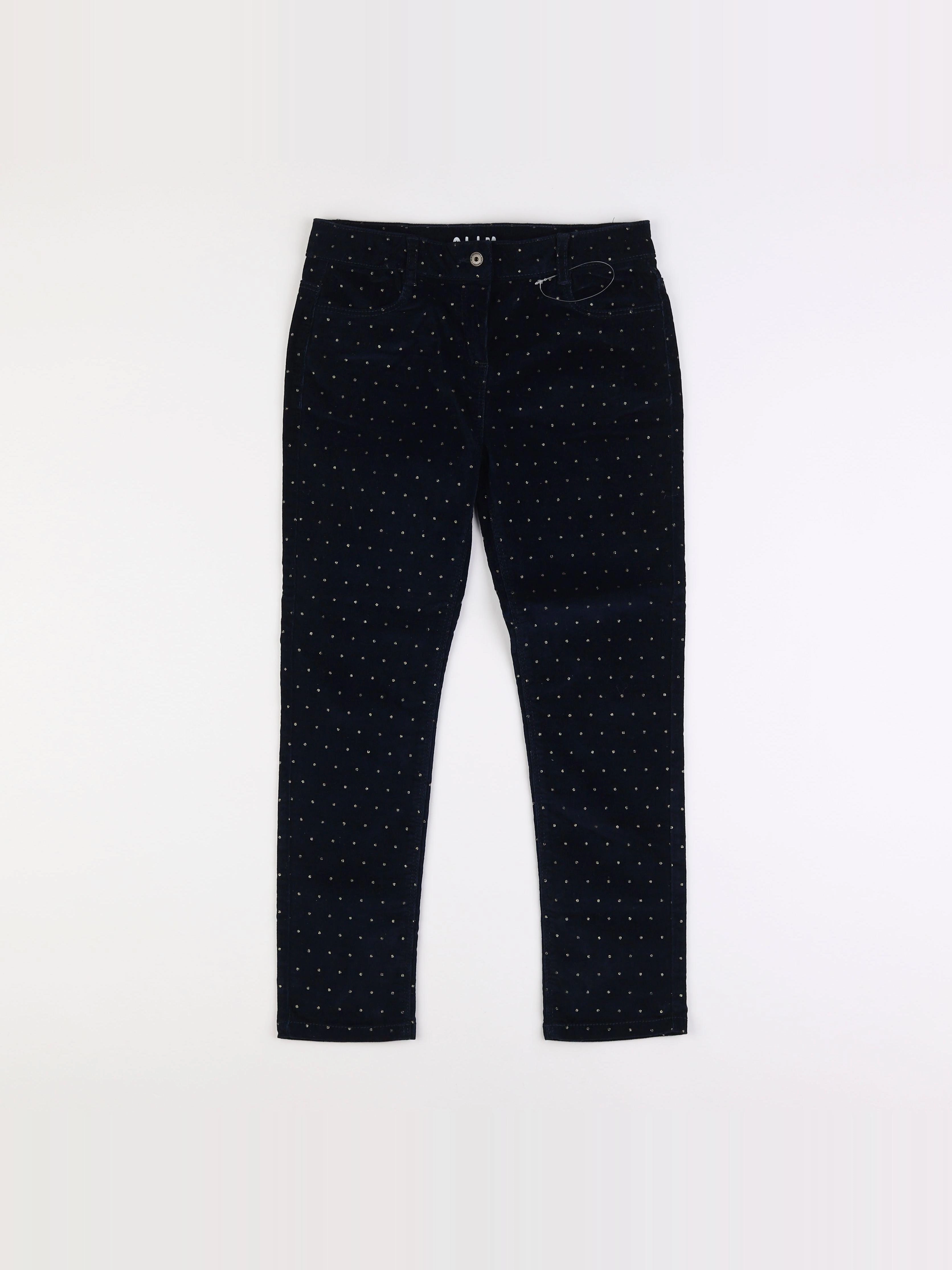 Vertbaudet - pantalon bleu - 9 ans