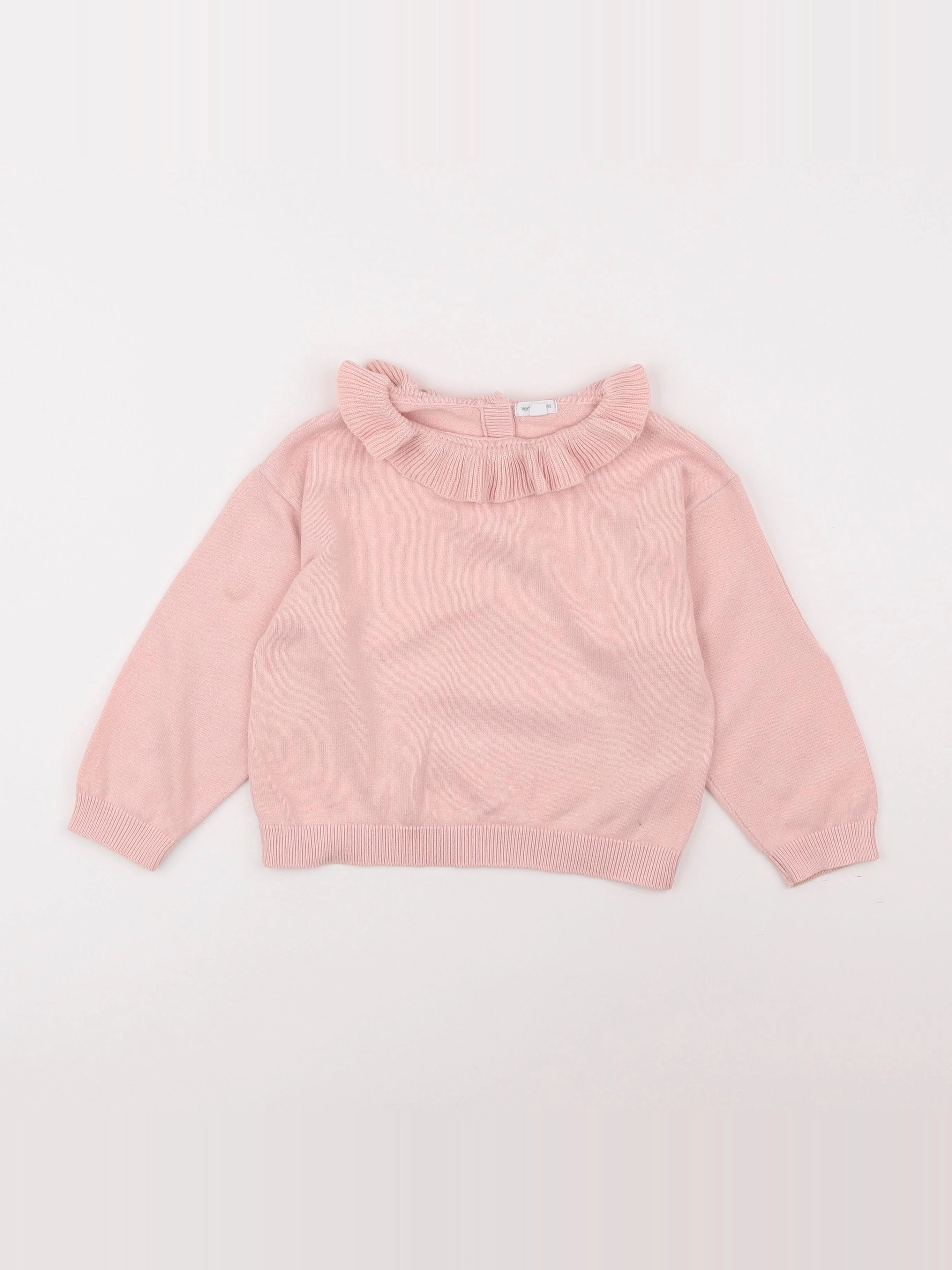 Vertbaudet - pull rose - 3 ans