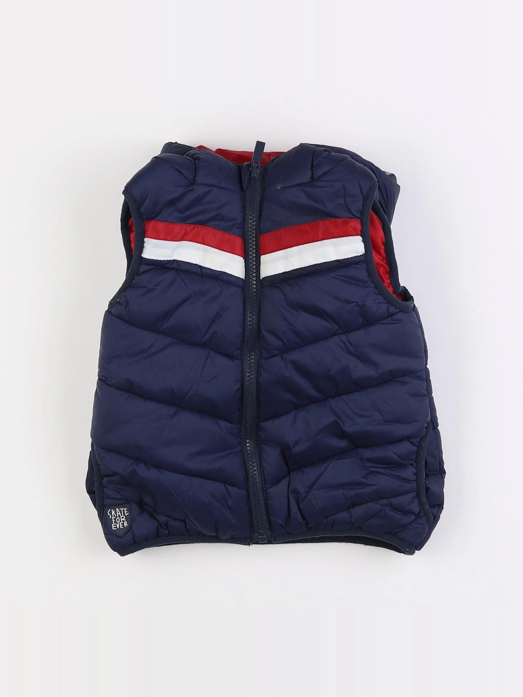 Vertbaudet - doudoune bleu - 3 ans