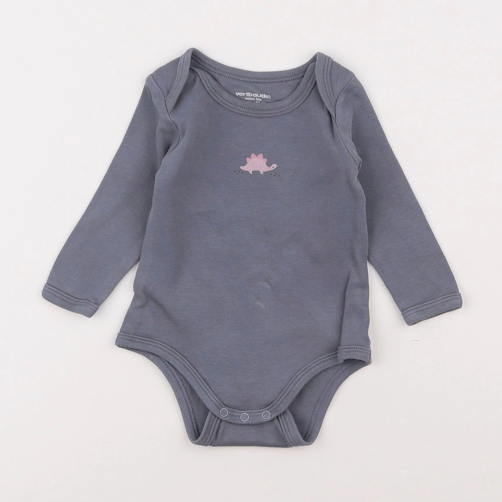 Vertbaudet - body bleu - 6 mois