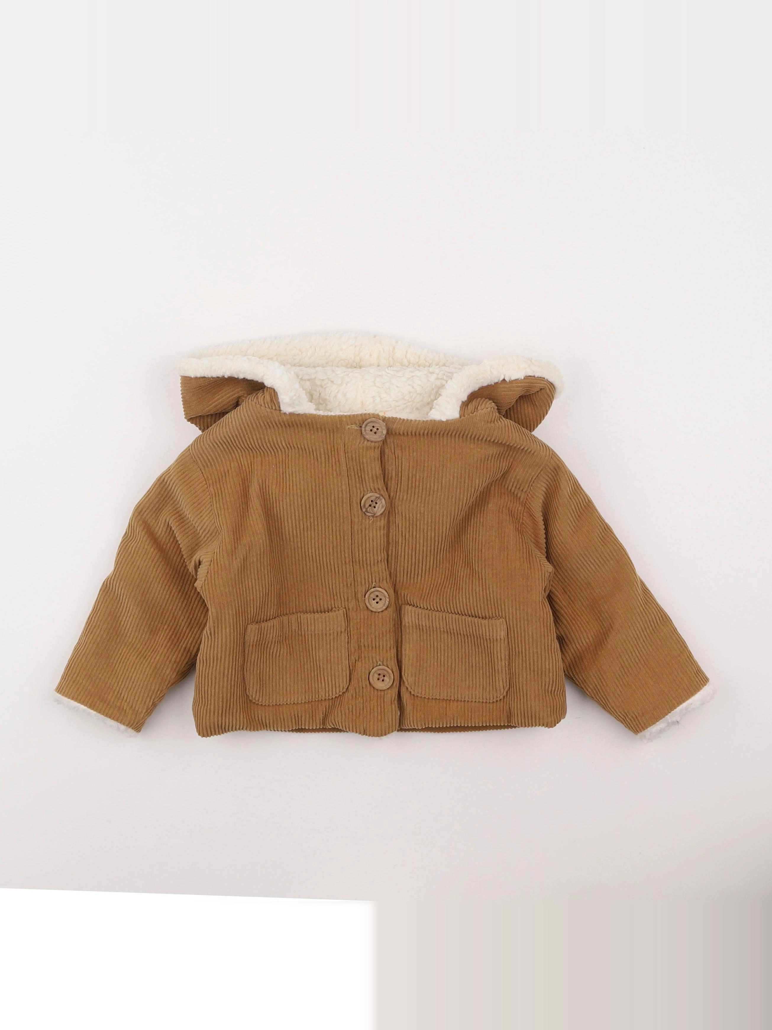 Marlot Paris - veste doublé marron - 6 mois