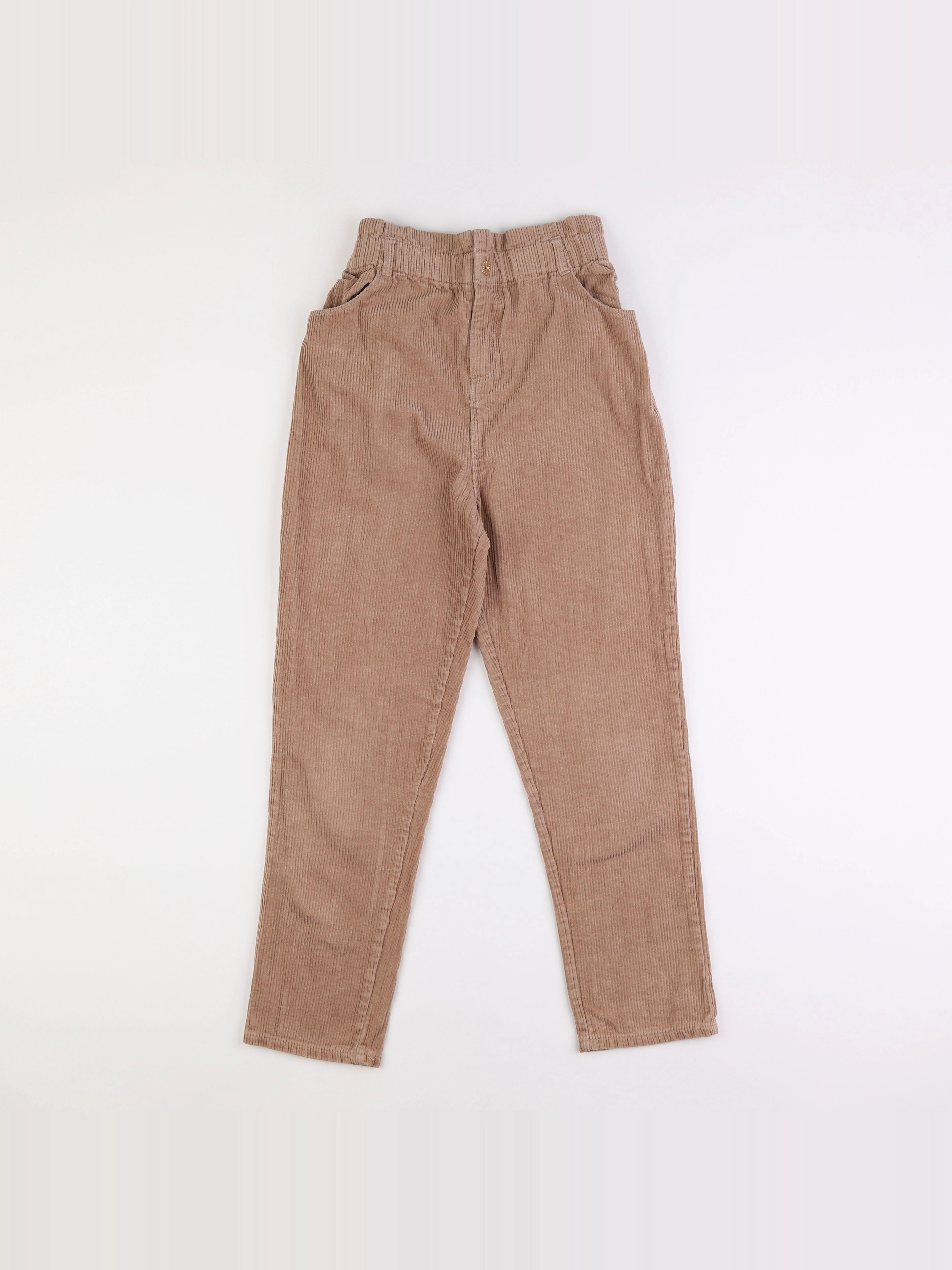 Vertbaudet - pantalon beige - 12 ans