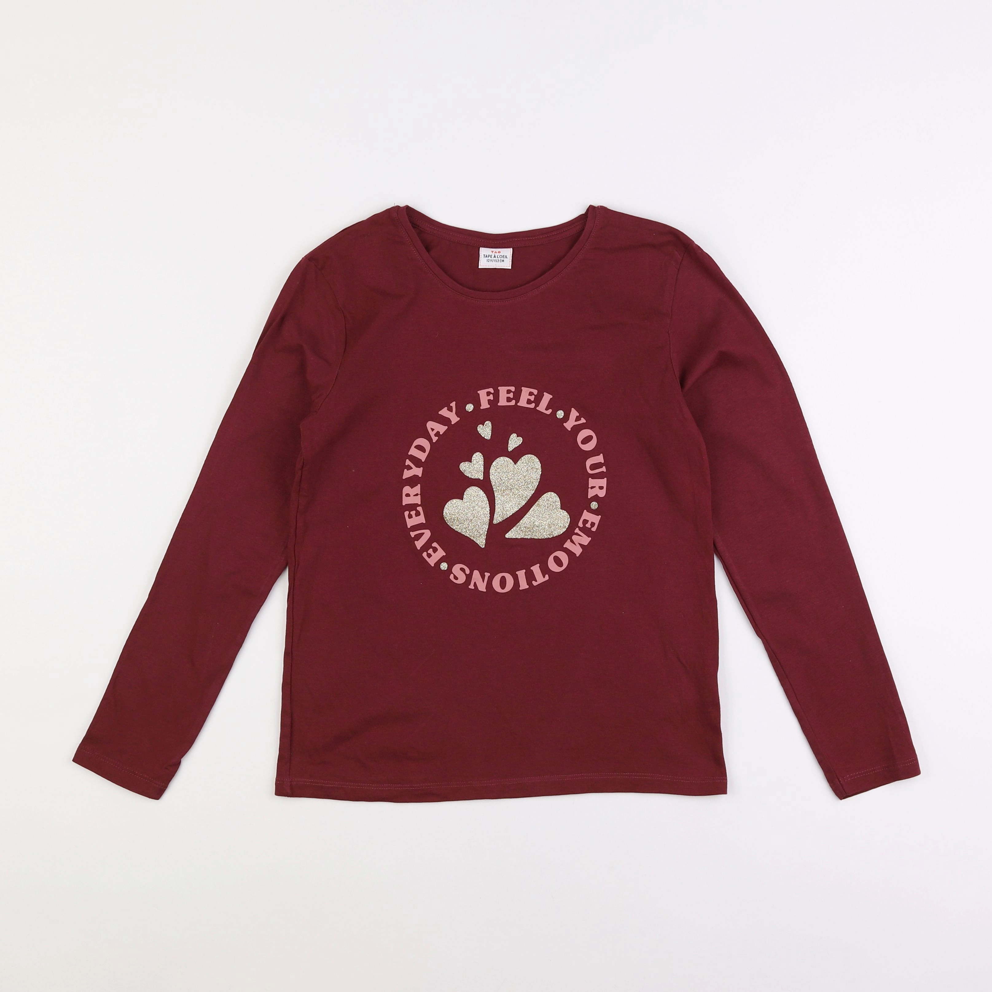 Tape à l'oeil - tee-shirt rose - 12 ans