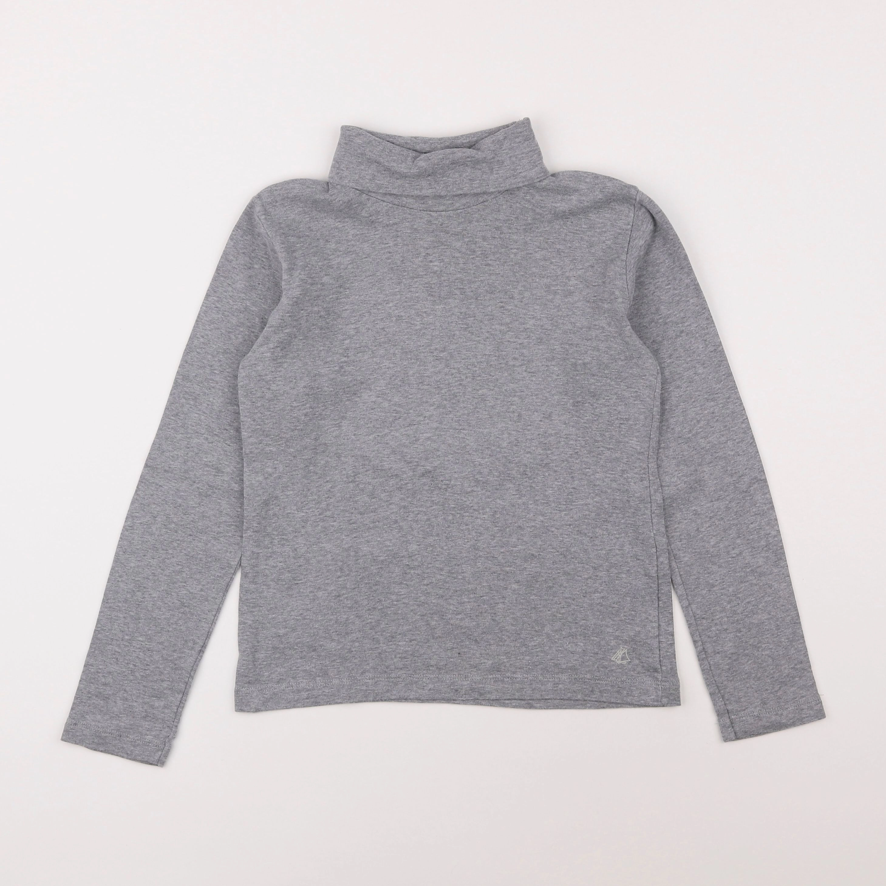 Petit Bateau - sous-pull gris - 10 ans